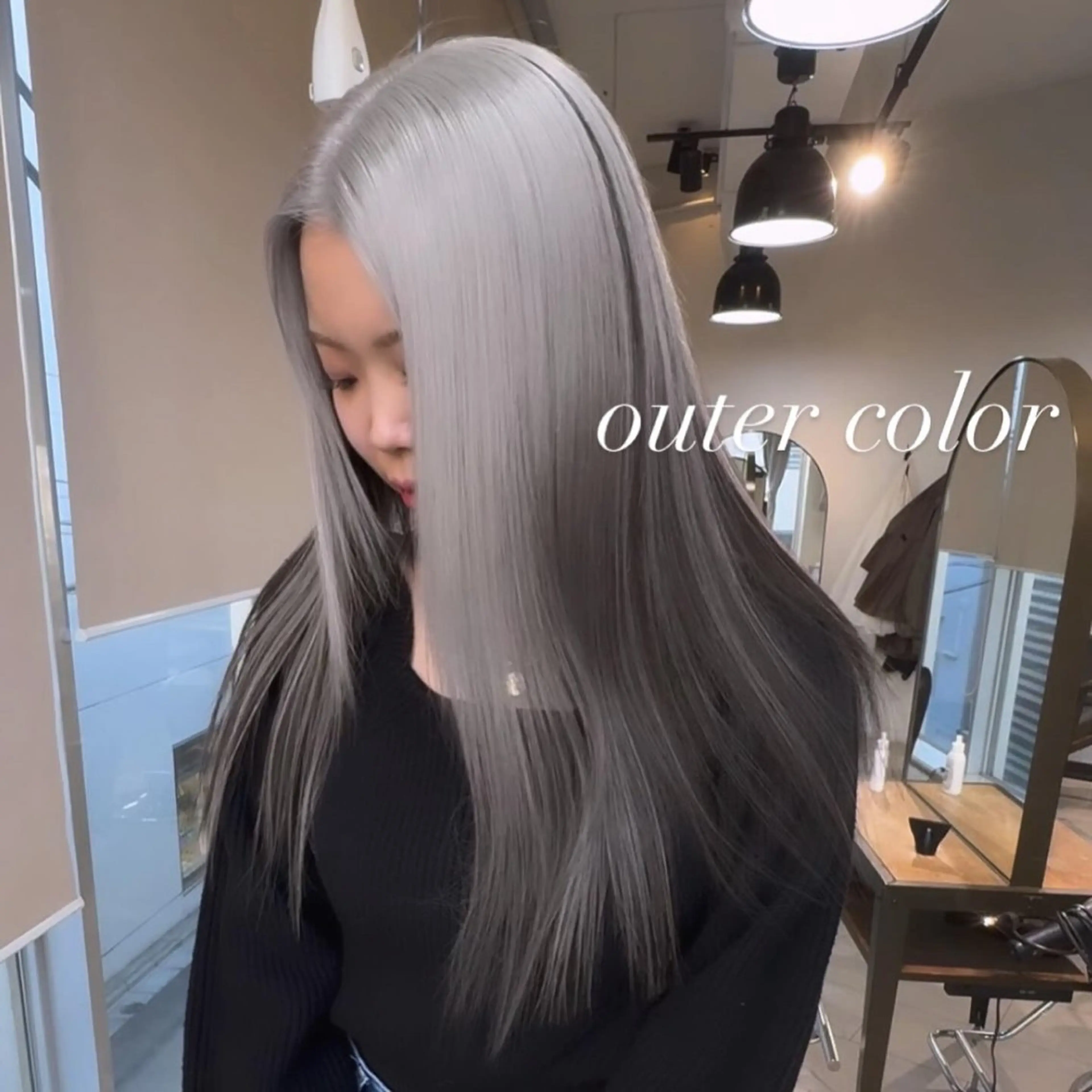 ロング カラー カット ヘアカラー トリートメント ヘアセット 💜ハイトーン💛 マジカルかいちゃんのヘアスタイル