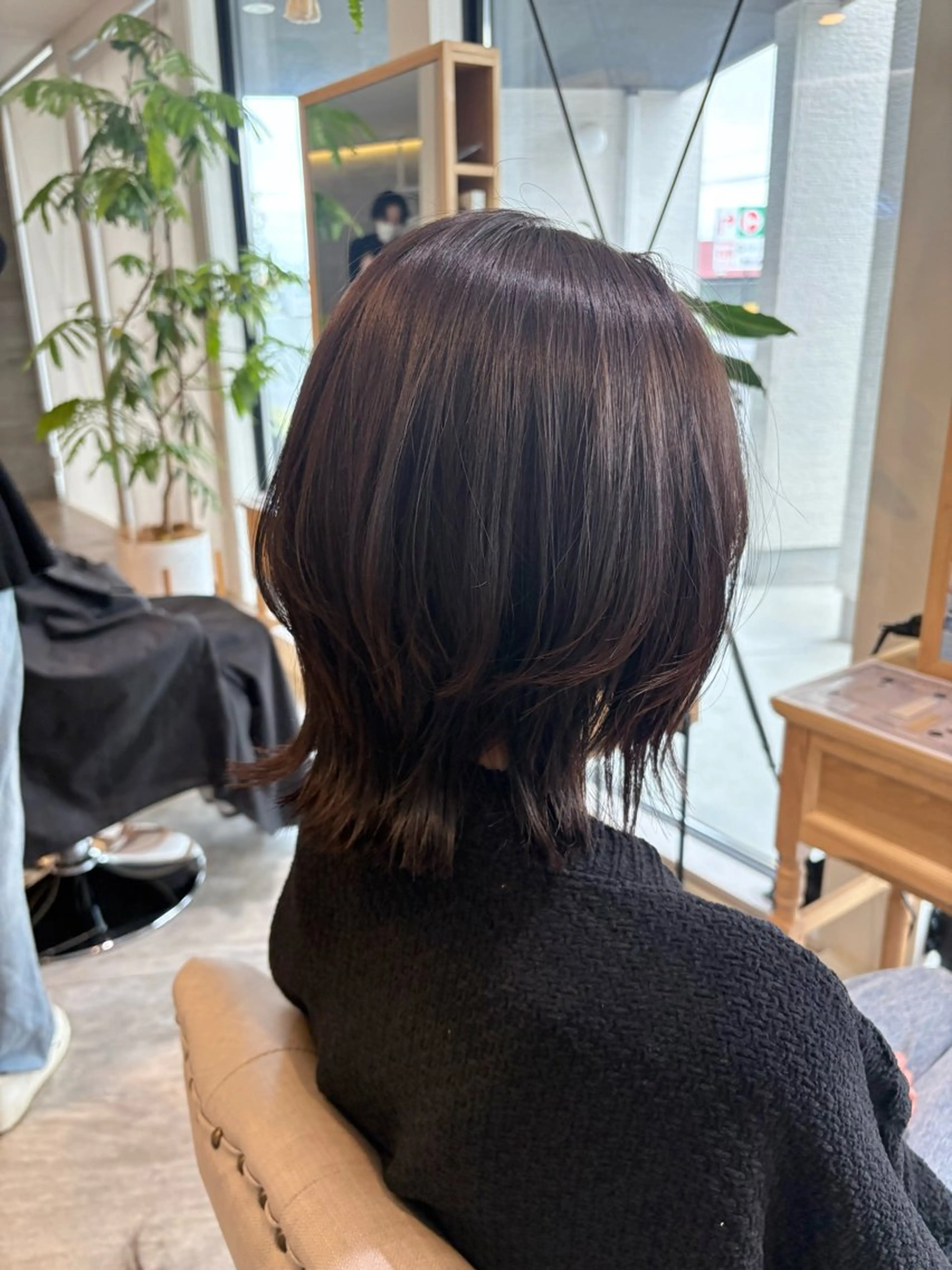 ミディアム レイヤーカット 星 優南のヘアスタイル