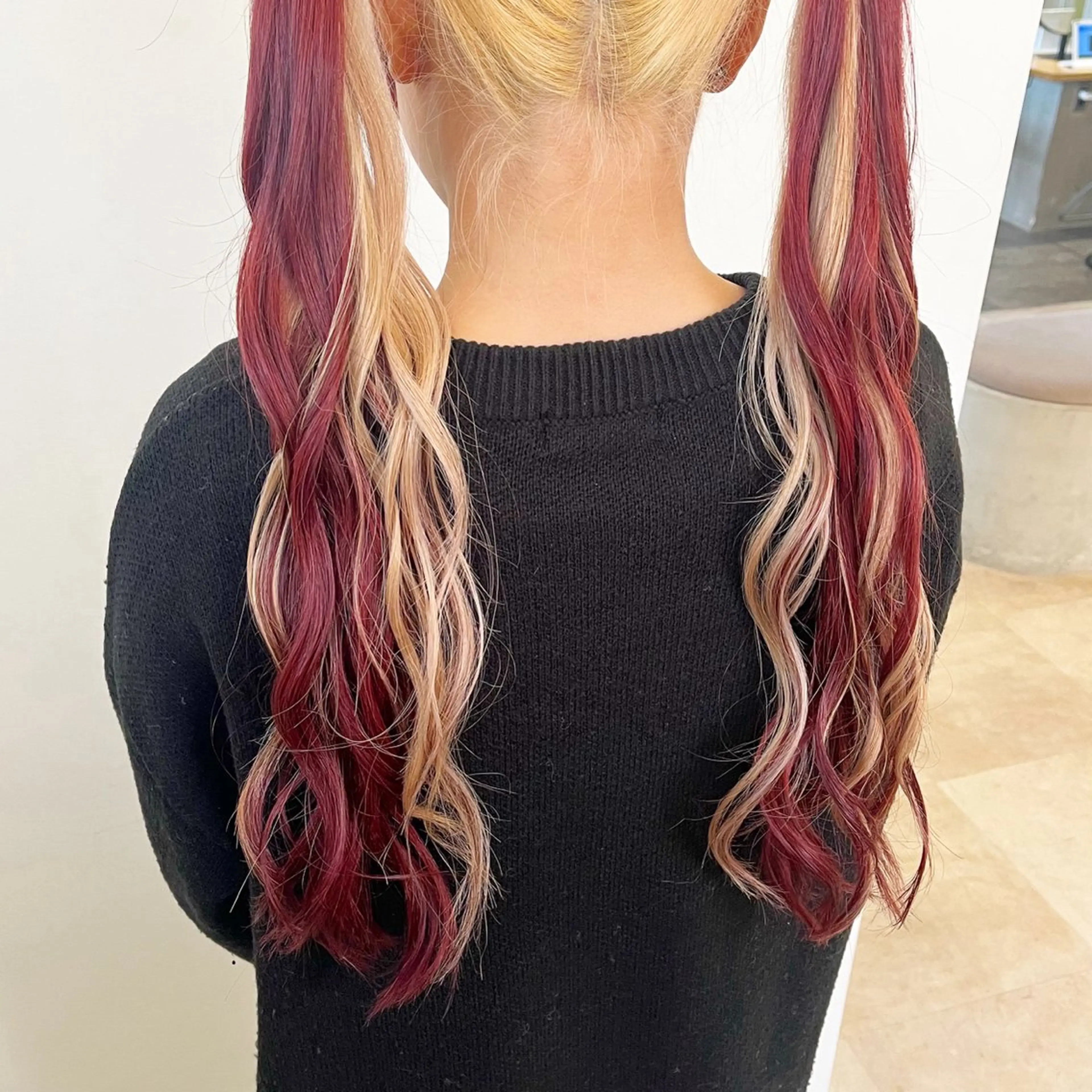 ロング カラー ヘアカラー トリートメント 🌷お洒落推しカラー moe🐰🌷のヘアスタイル