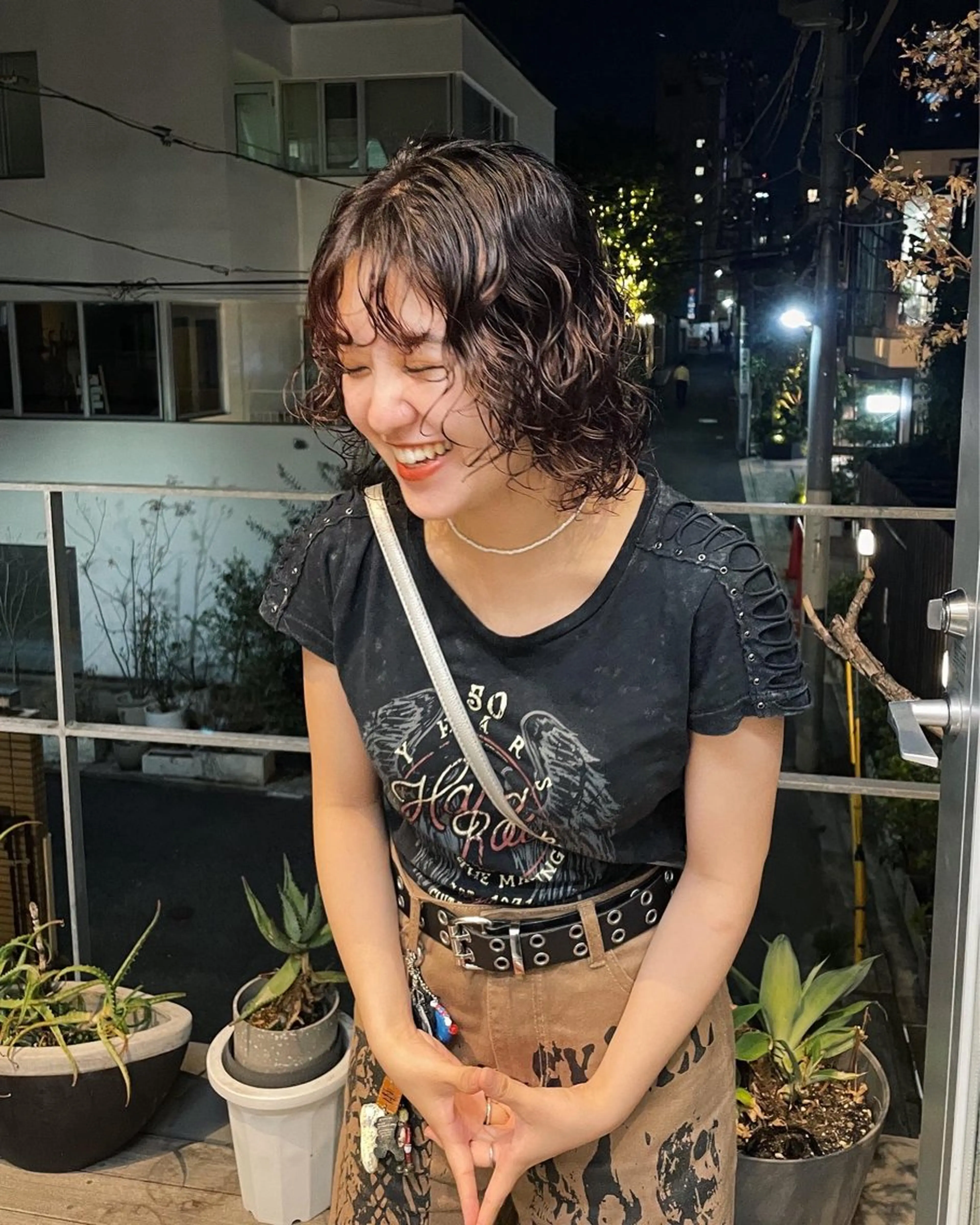 パーマ カット パーマ トリートメント 佐伯 和佳のヘアスタイル