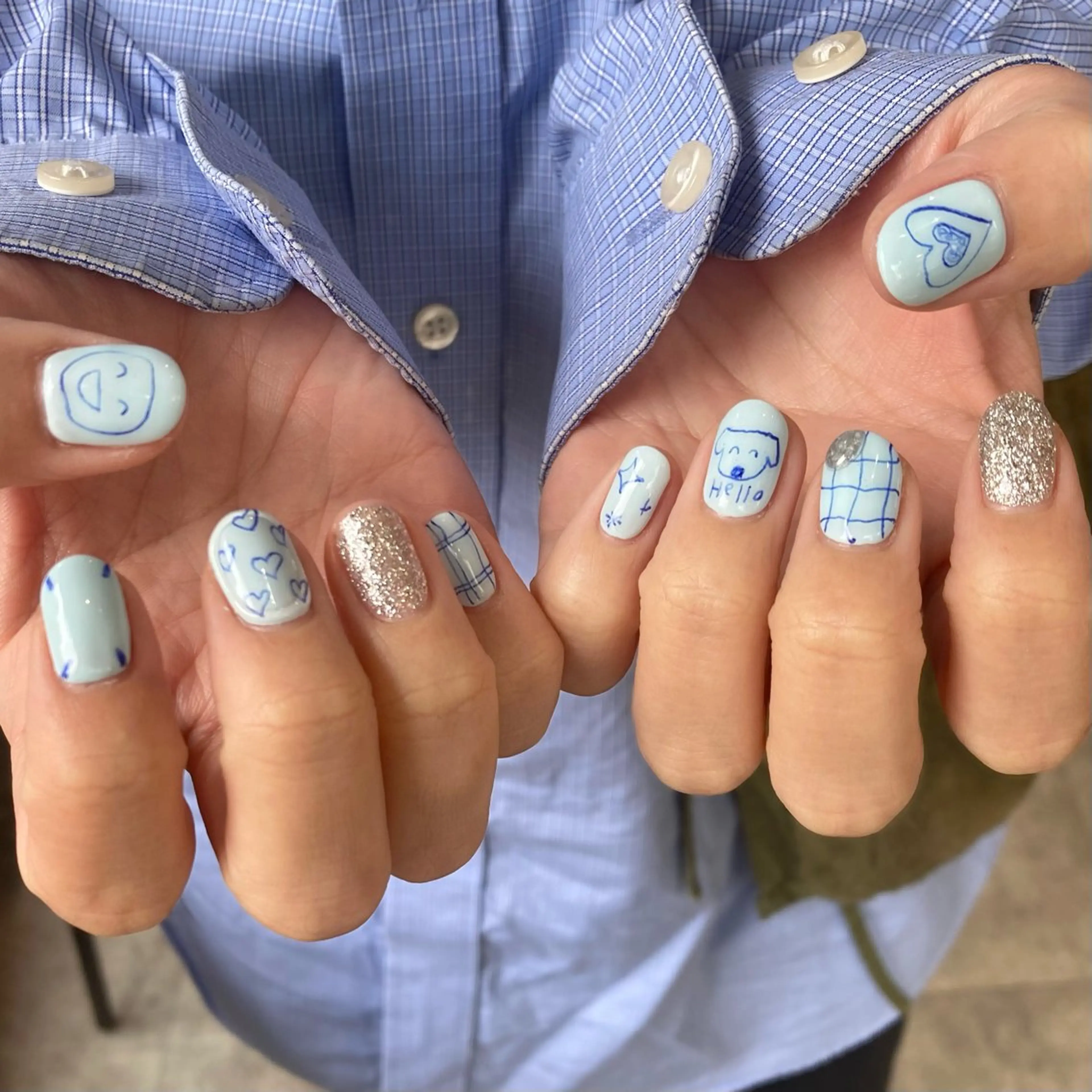 ネイル ハンドネイル shio ♡ 24日空きありのネイルデザイン