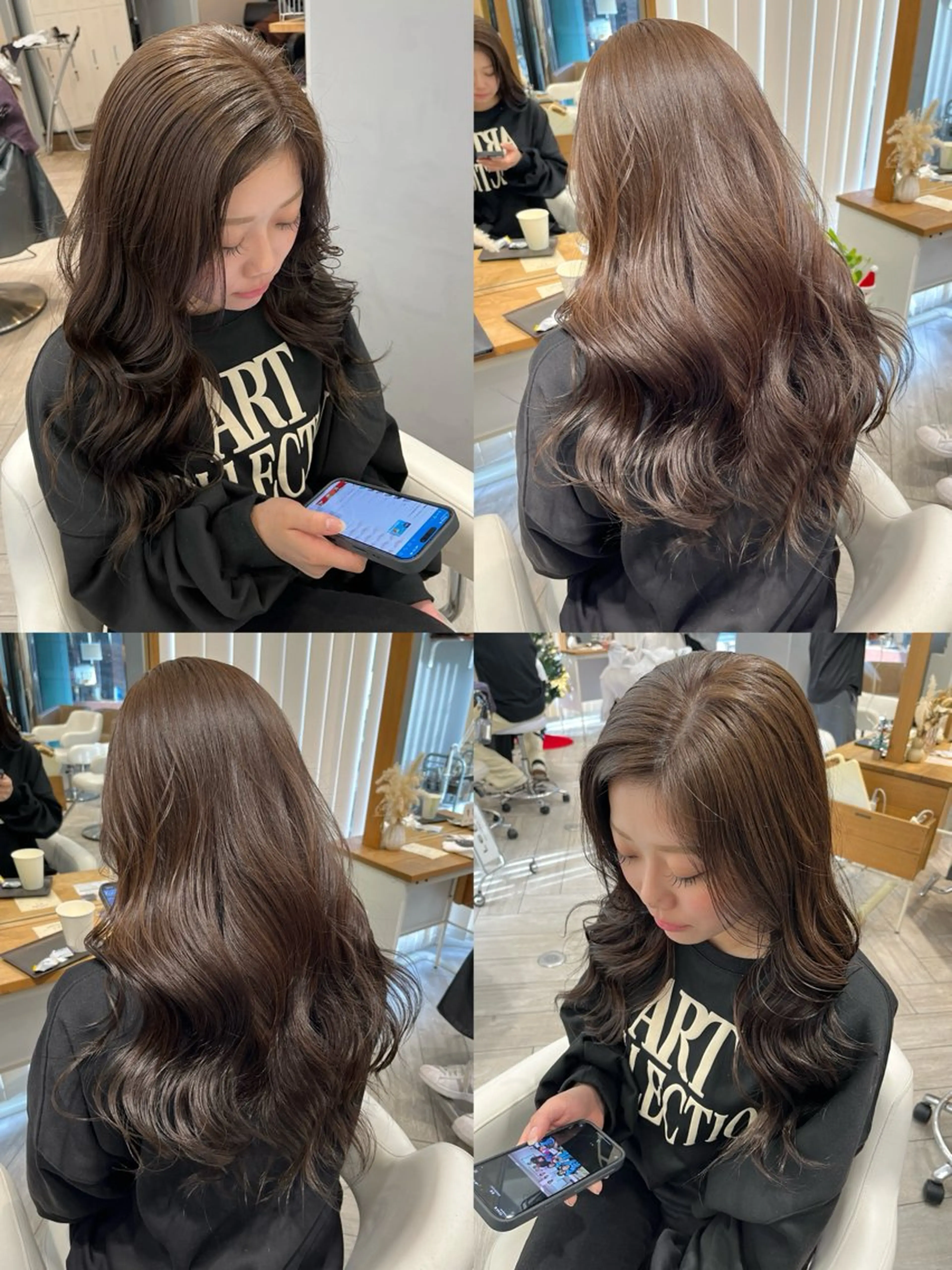 ロング カット ヘアカラー トリートメント AVANCE. chisatoのヘアスタイル