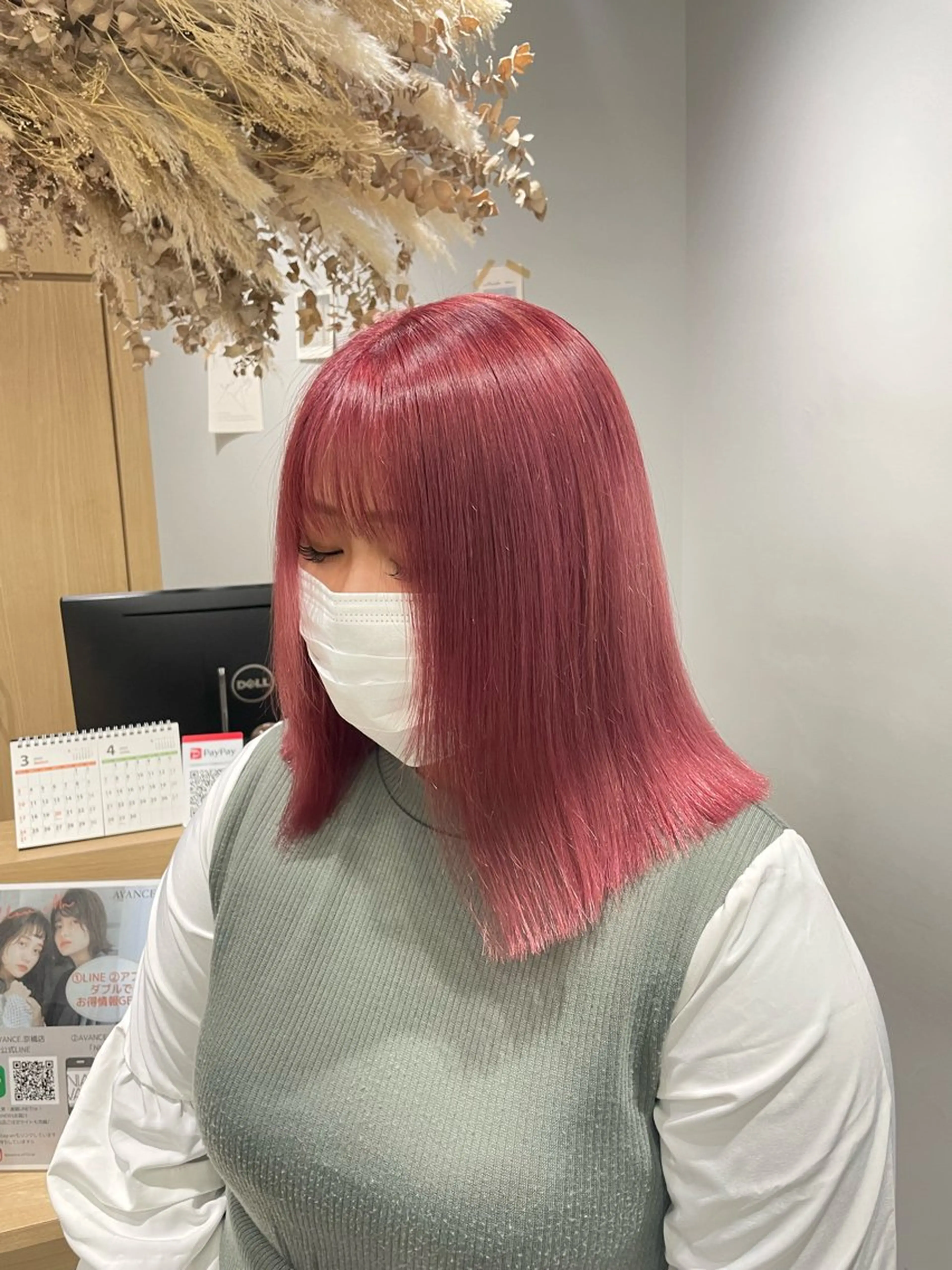 ミディアム カラー Zina【梅田】 /田中 沙弥のヘアスタイル