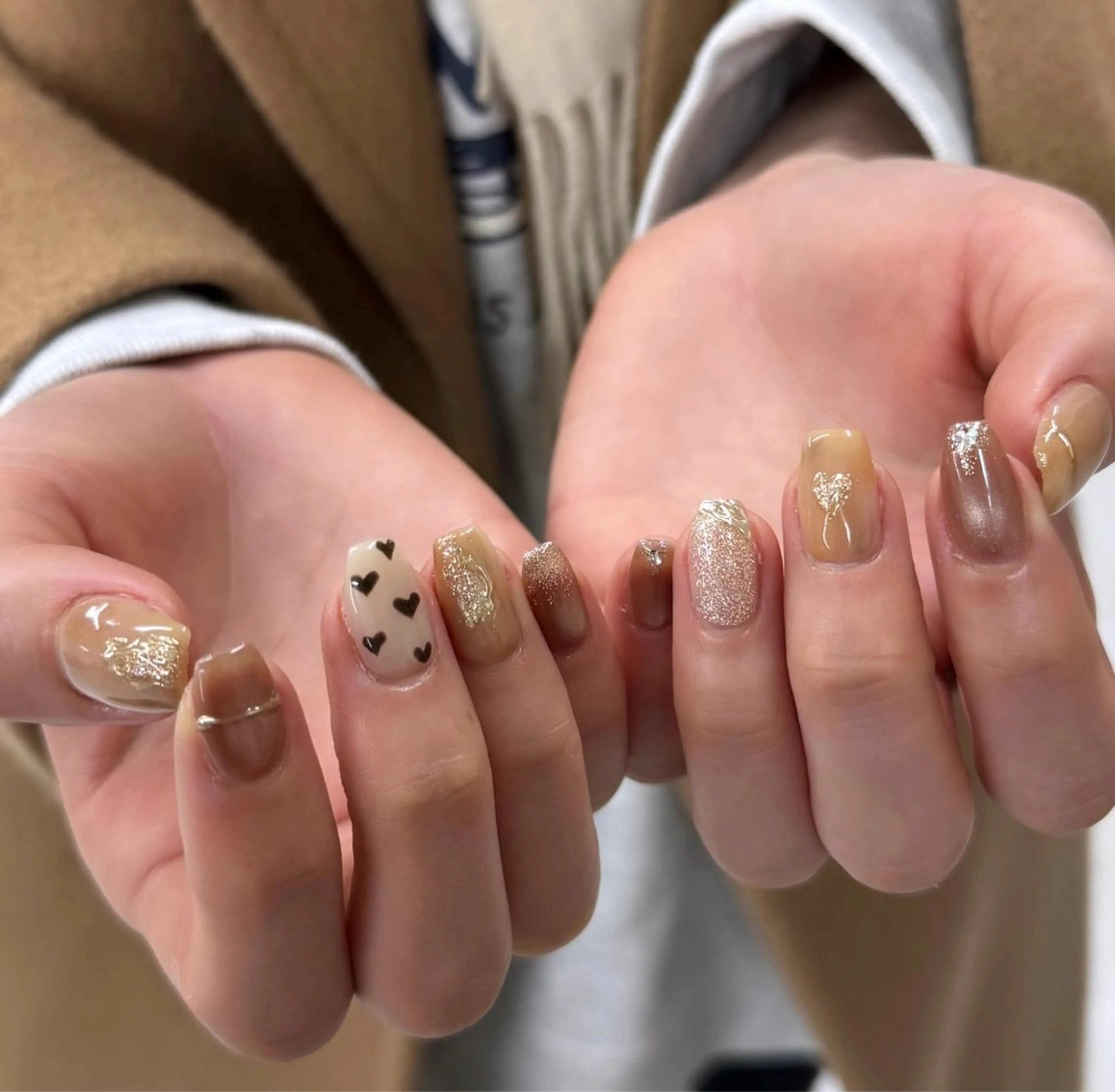 ネイル アートネイル バレンタイン Ihoji Hotaruのネイルデザイン