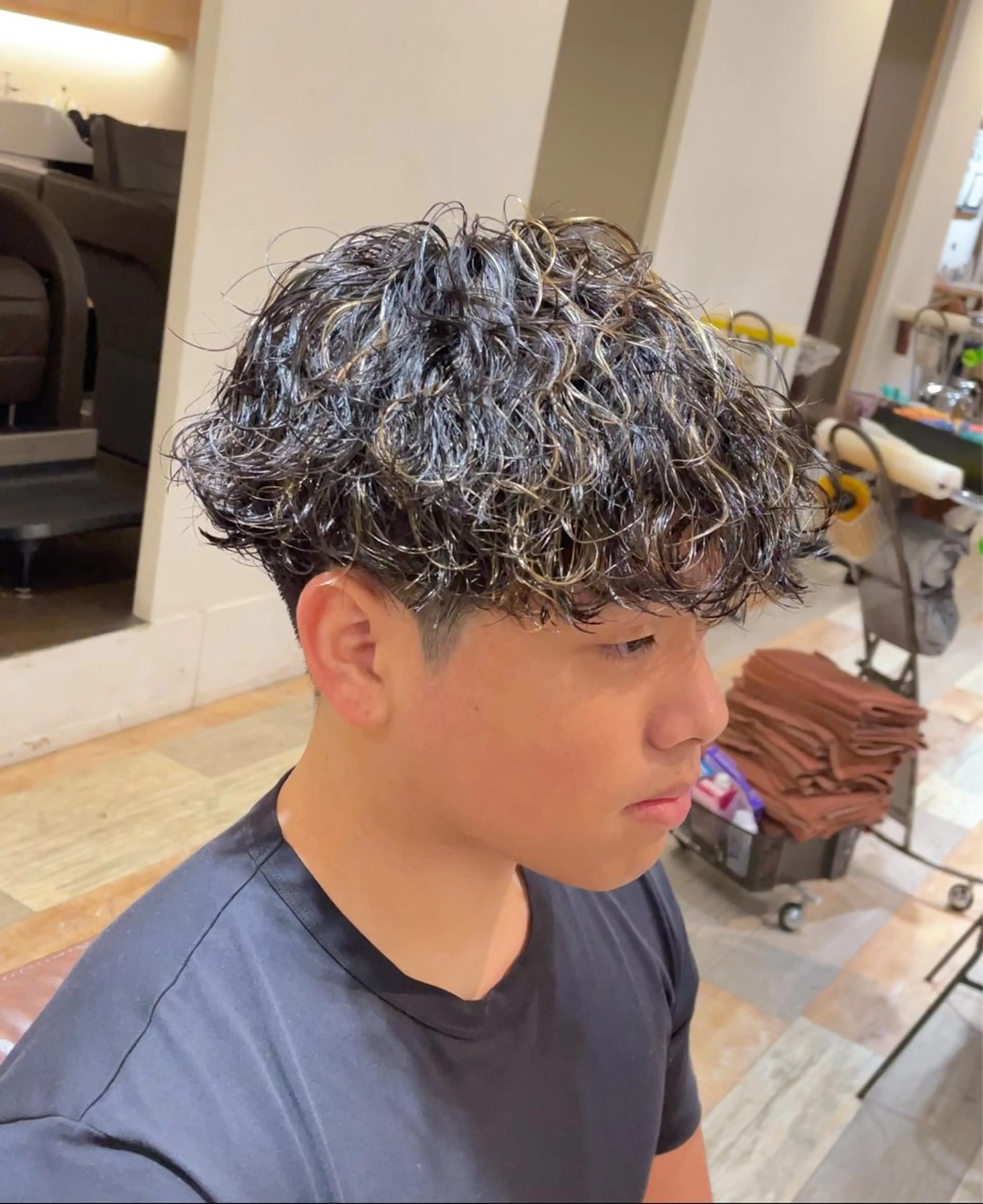 メンズ 髪質改善 髪質改善カラーゆうひのヘアスタイル