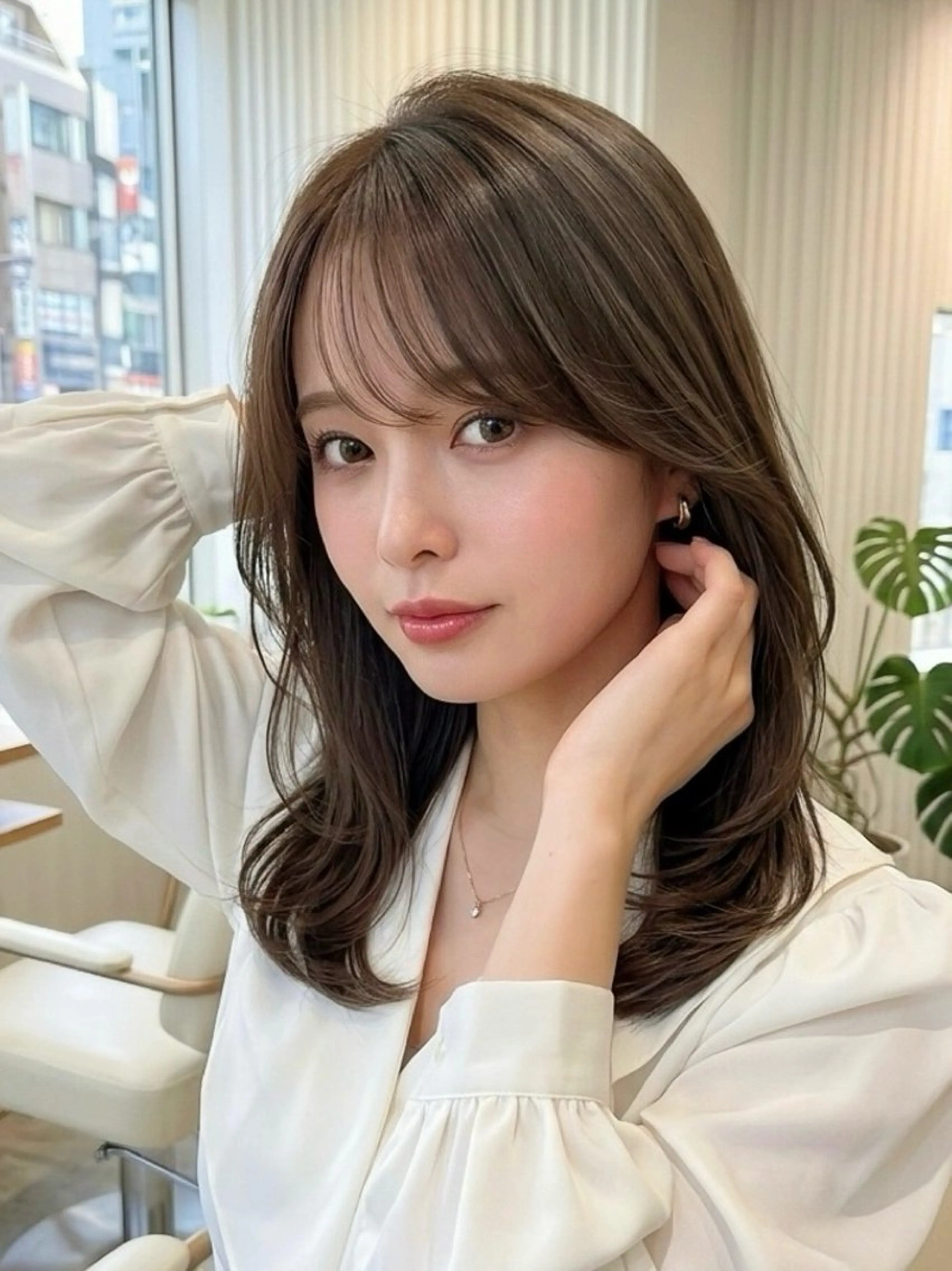 【人気No.1】似合わせカット+透明感カラー+7stepトリートメントの写真