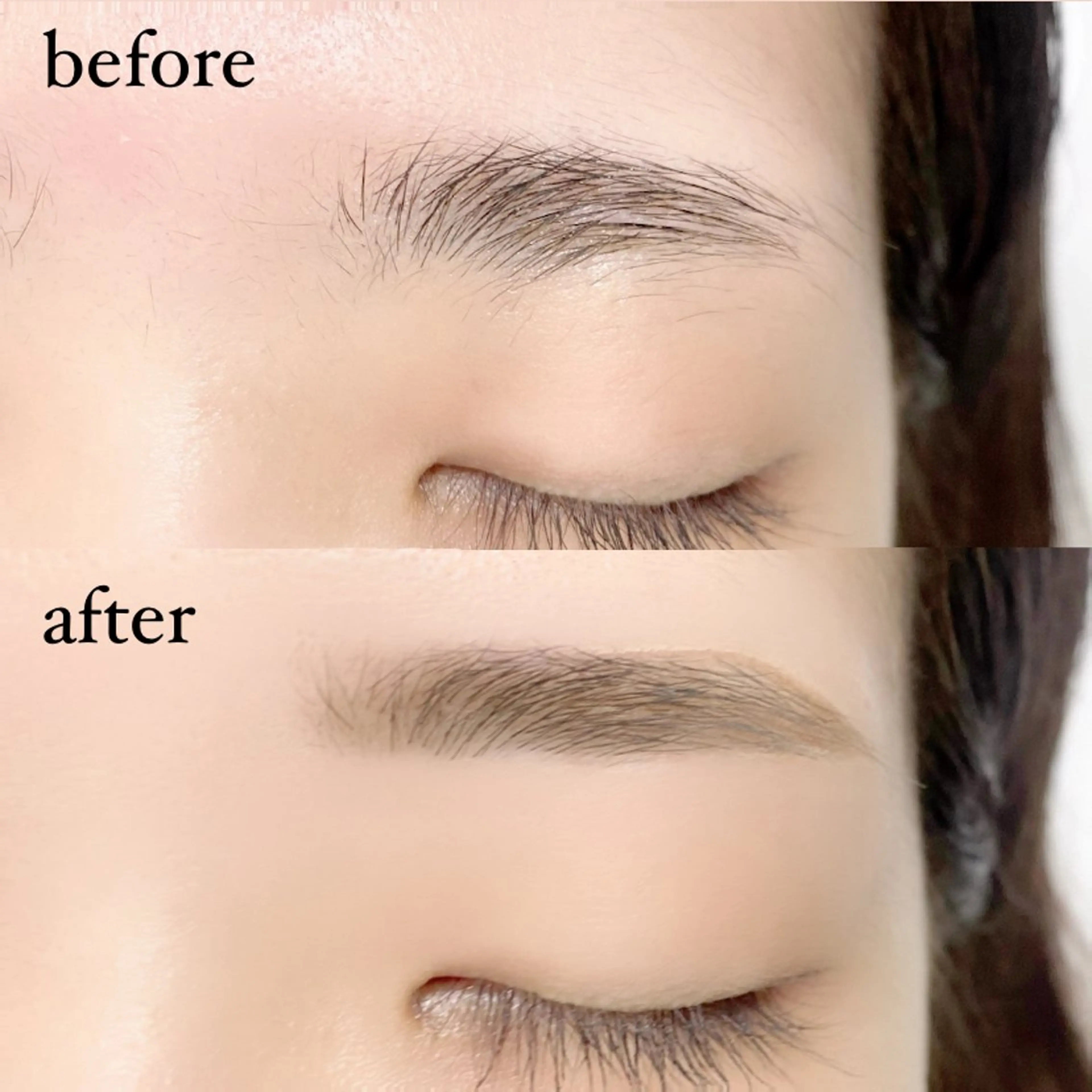 アイブロウ 眉毛ワックス脱毛 cheri 外島のマツエク・マツパデザイン