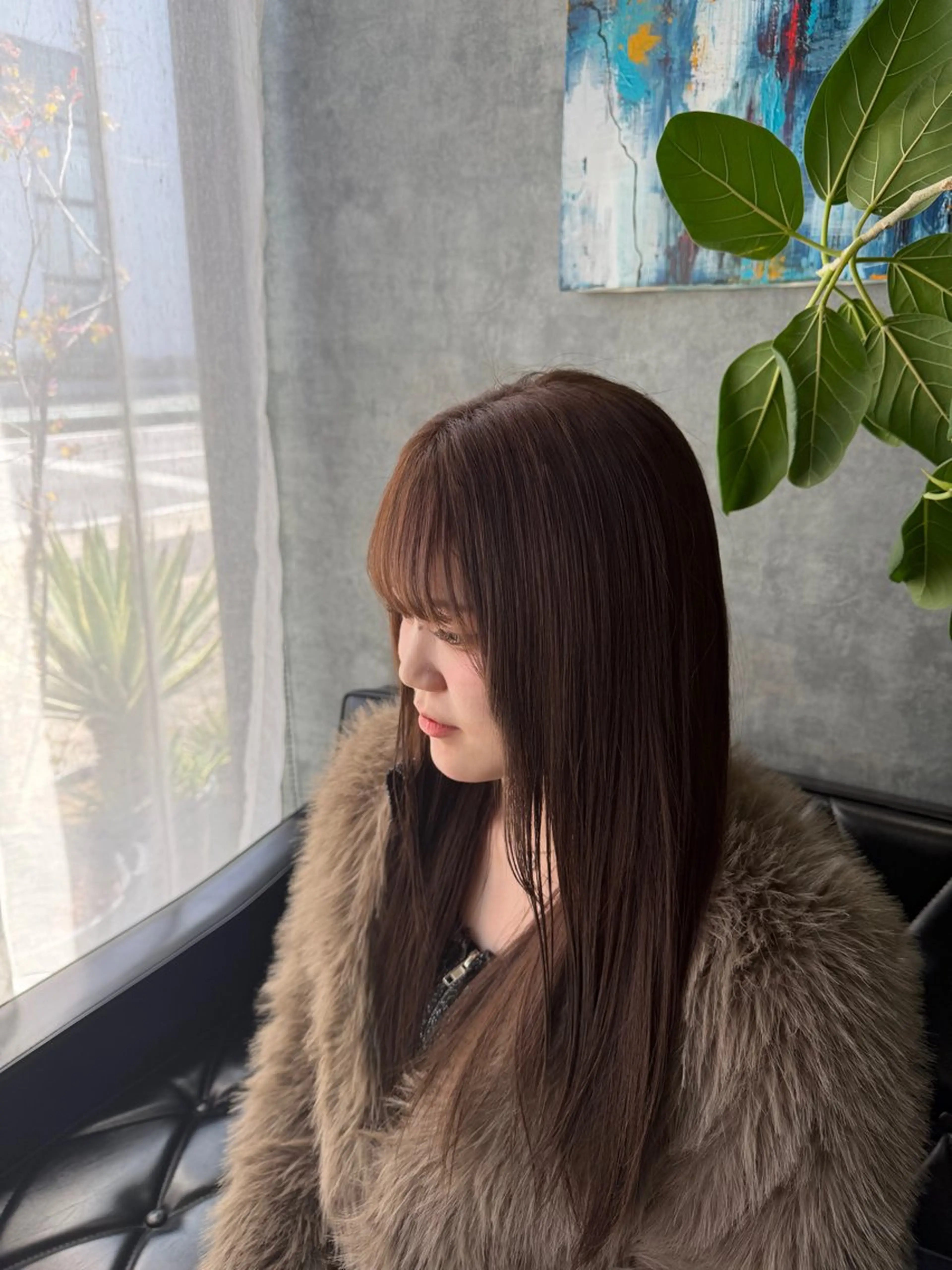 ロング カラー glac 當田のヘアスタイル