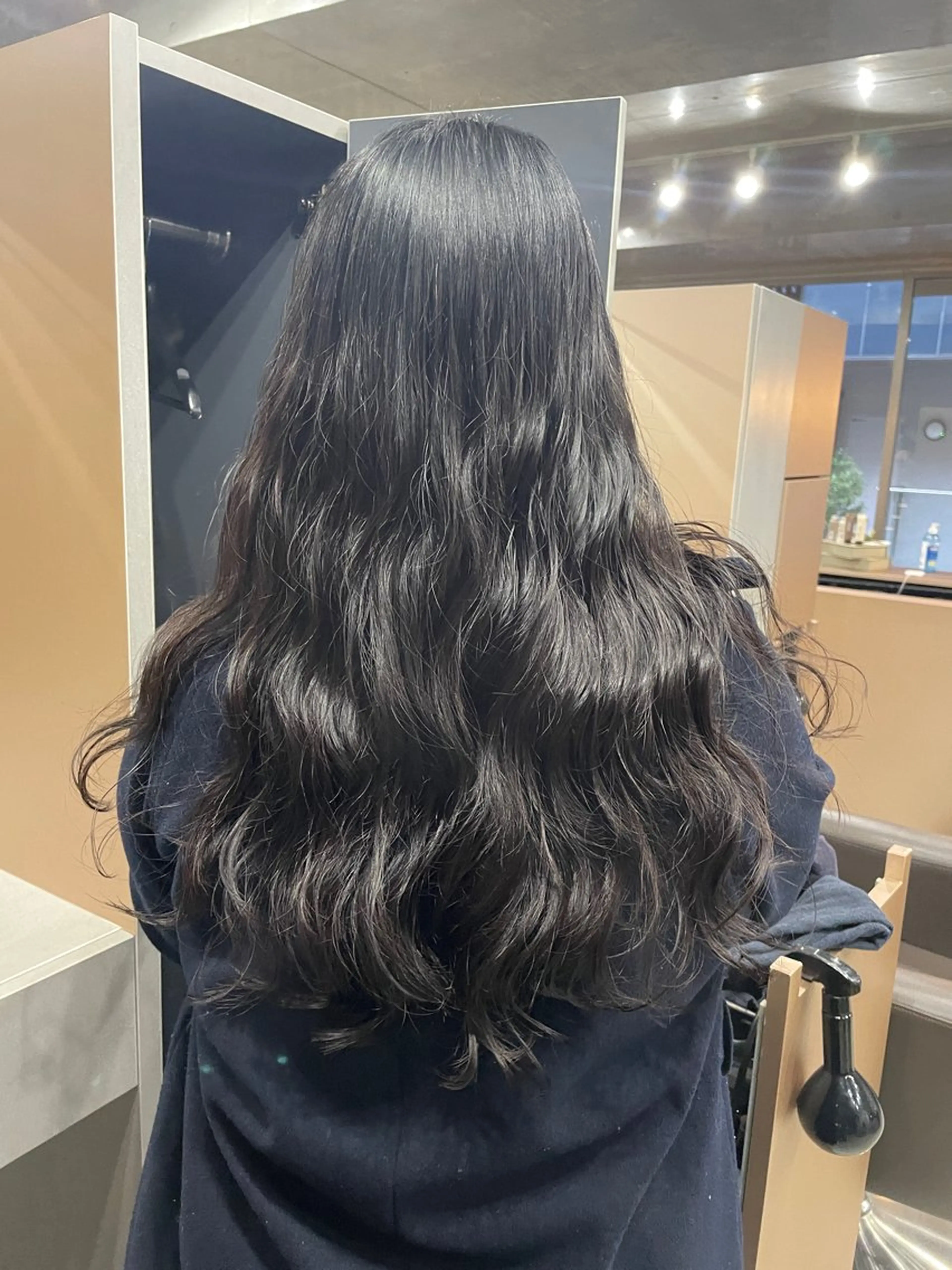 セミロング カラー パーマ カット ヘアカラー 表参道🌿赤み消し カラー/チナツのヘアスタイル