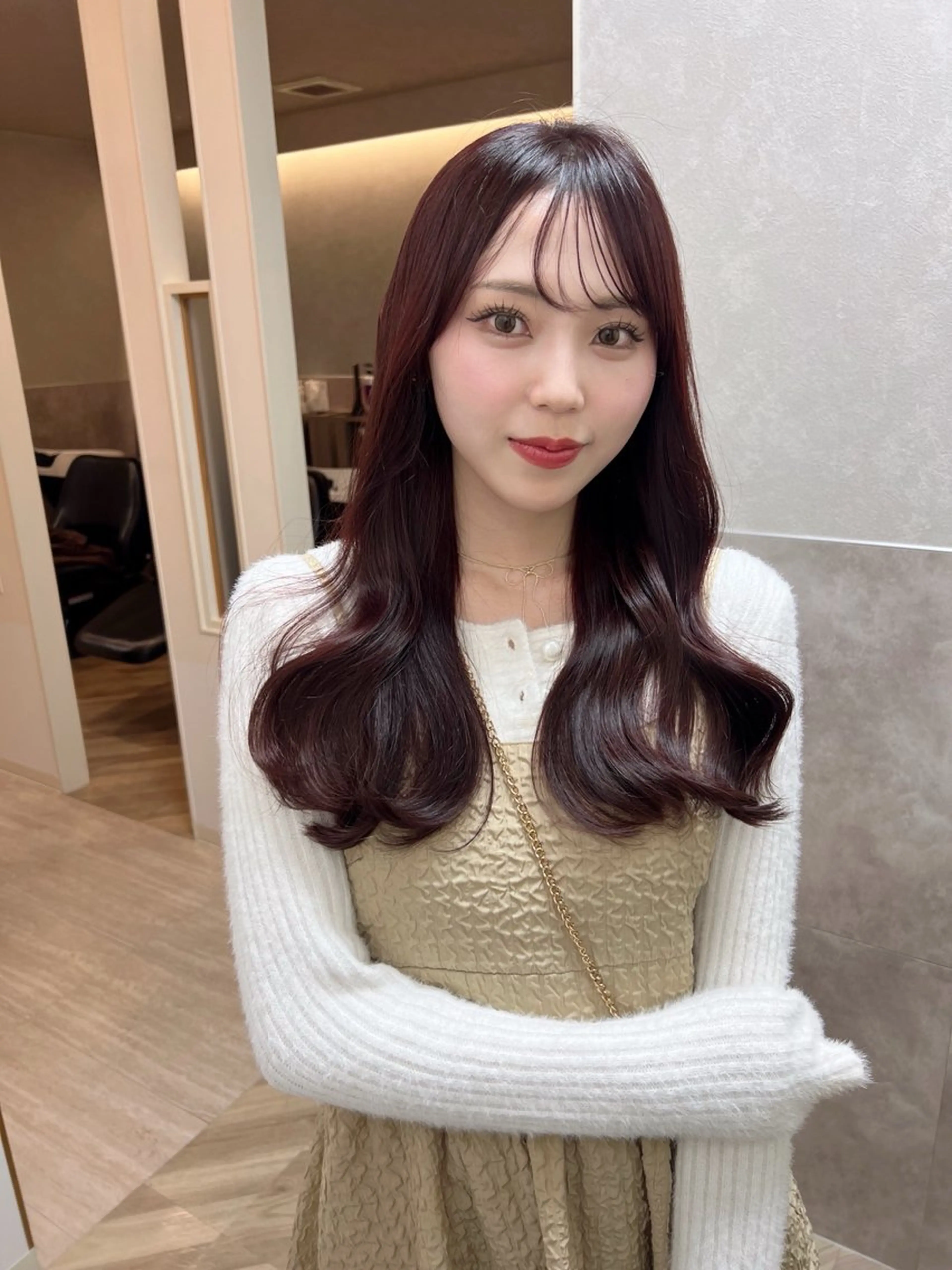 ロング 韓国モテhair🍑 momoのヘアスタイル