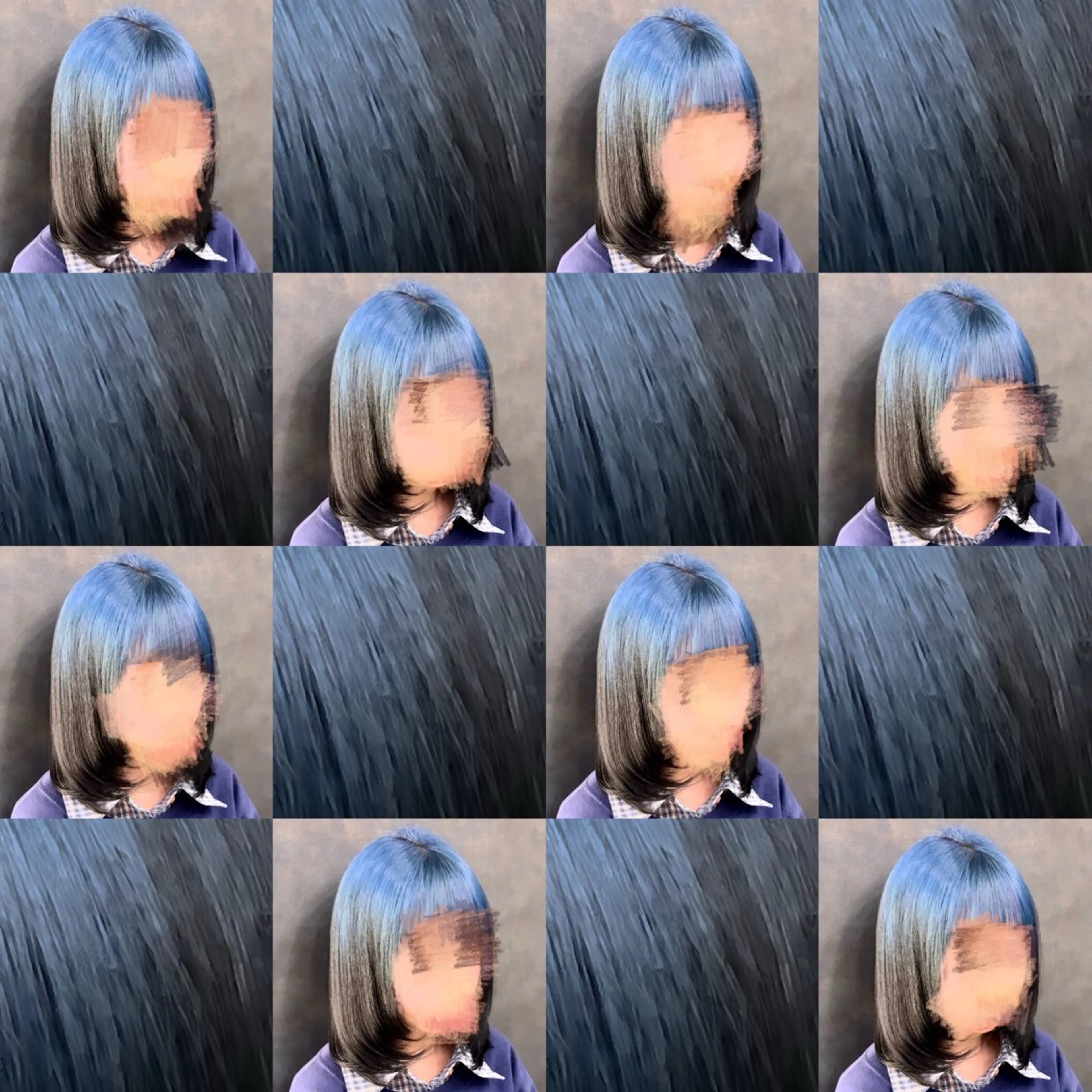セミロング カラー ヘアカラー 問屋町のブリーチデザ イン屋さん🌈ゆうまのヘアスタイル