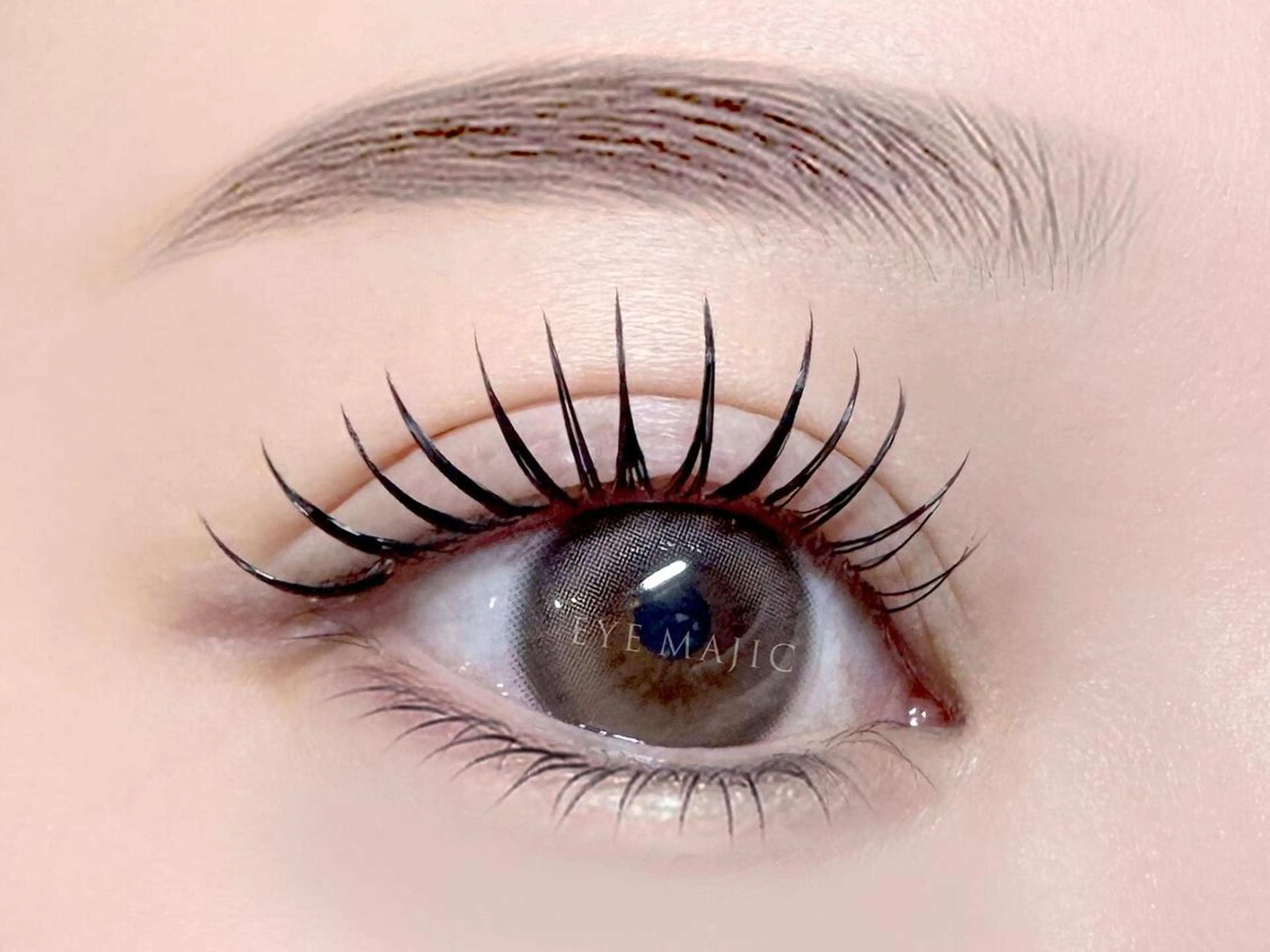 【アンドヘルシー束感マツエク】育毛フラットラッシュ×パーマ 上80本　¥14230→￥8480の写真