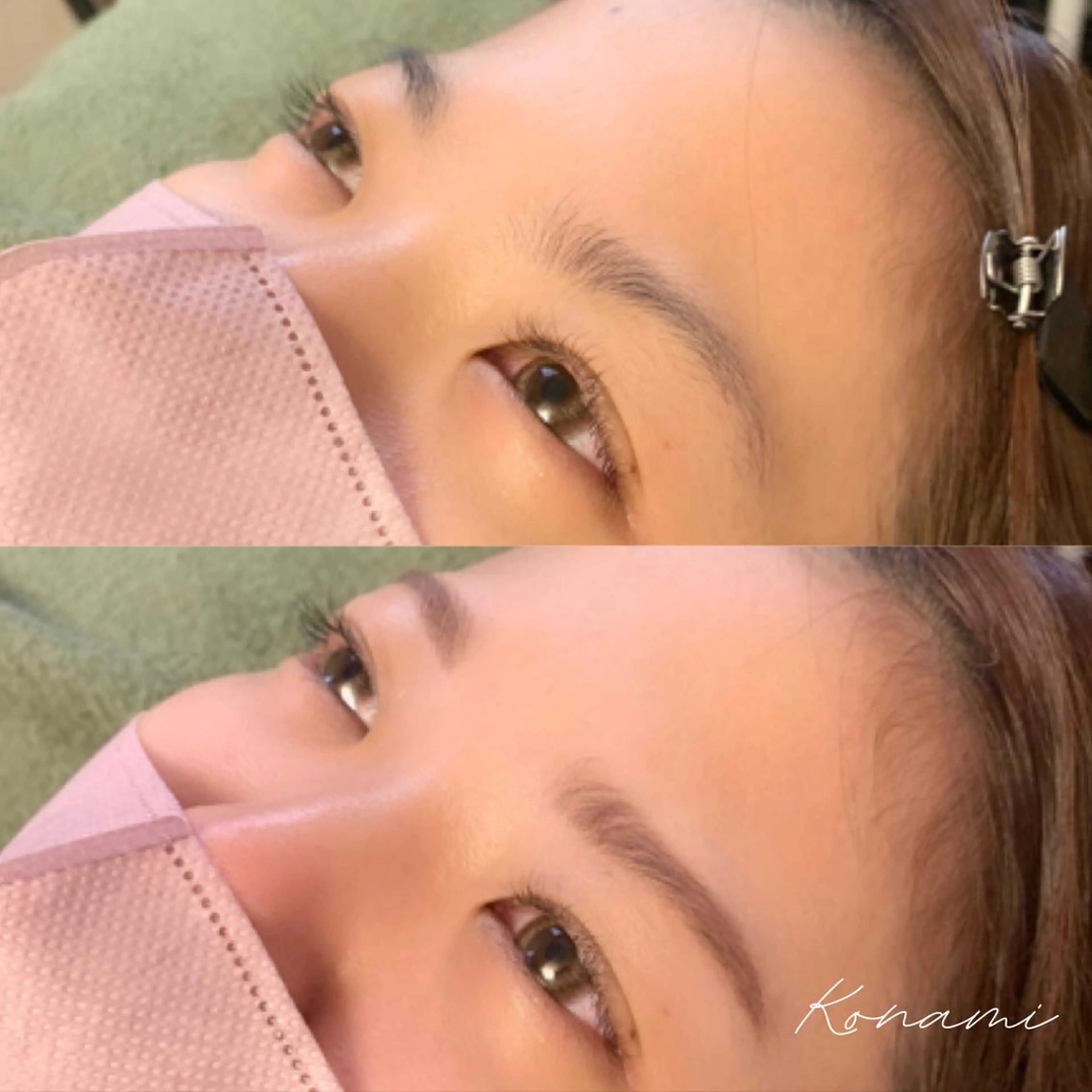 アイブロウ ワックス脱毛 シードリン 府内店 小波のヘアスタイル