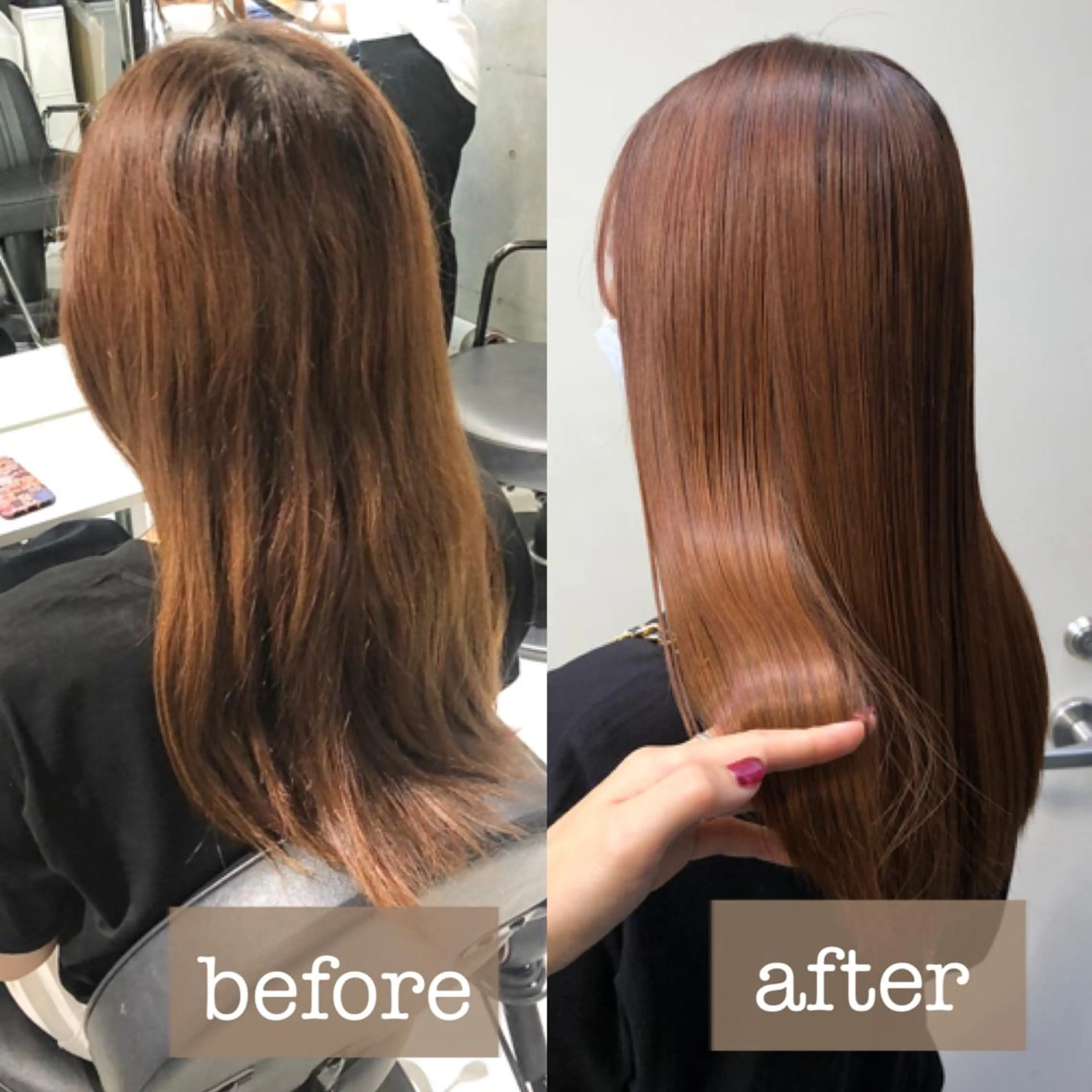 ロング 髪質改善 縮毛矯正 トリートメント 卒業式お呼ばれ🕊️ ヘアセット✴︎ミキのヘアスタイル