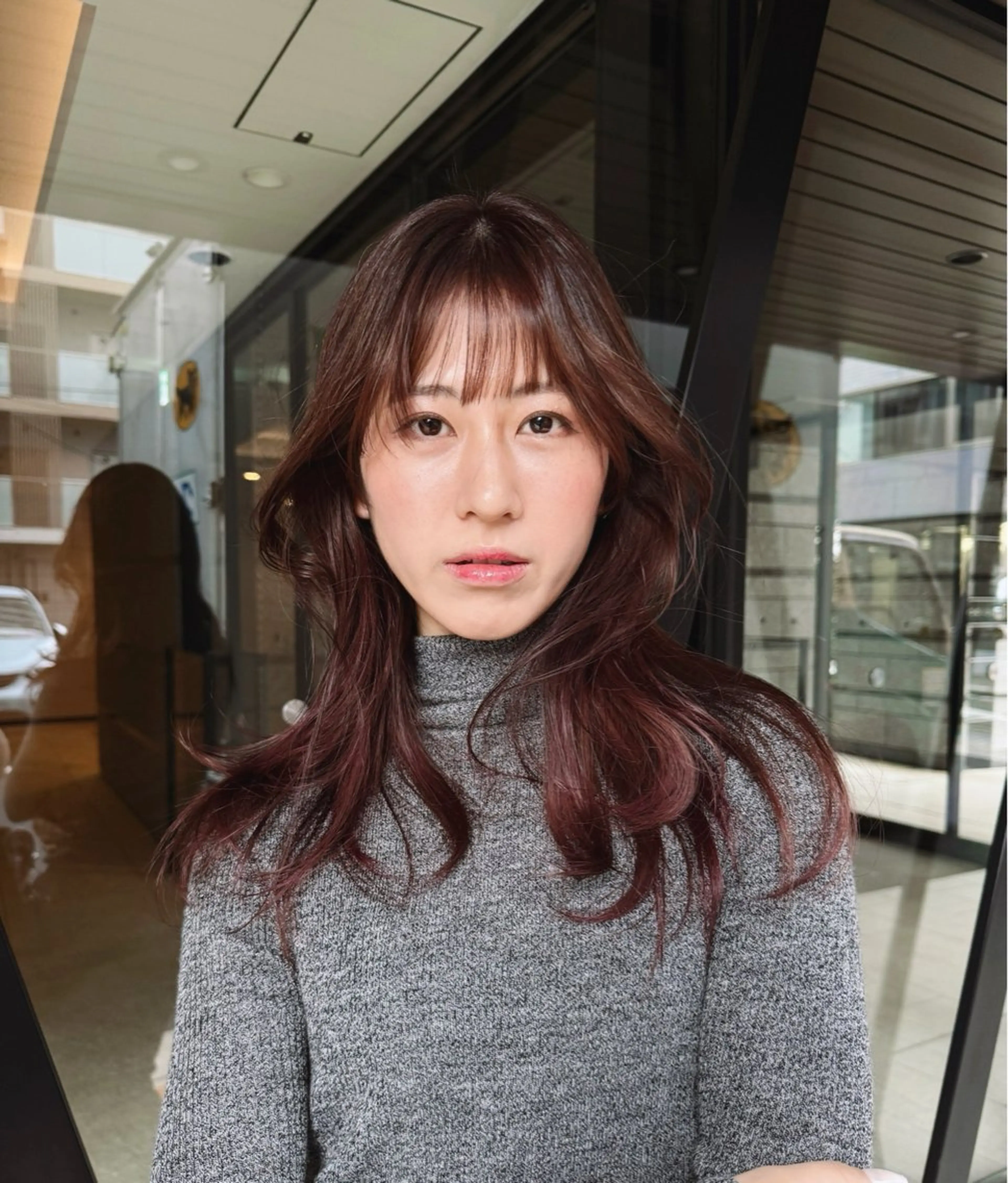 ロング ヘアカラー 🤎透明感カラー／ レイヤー／Yuzuのヘアスタイル