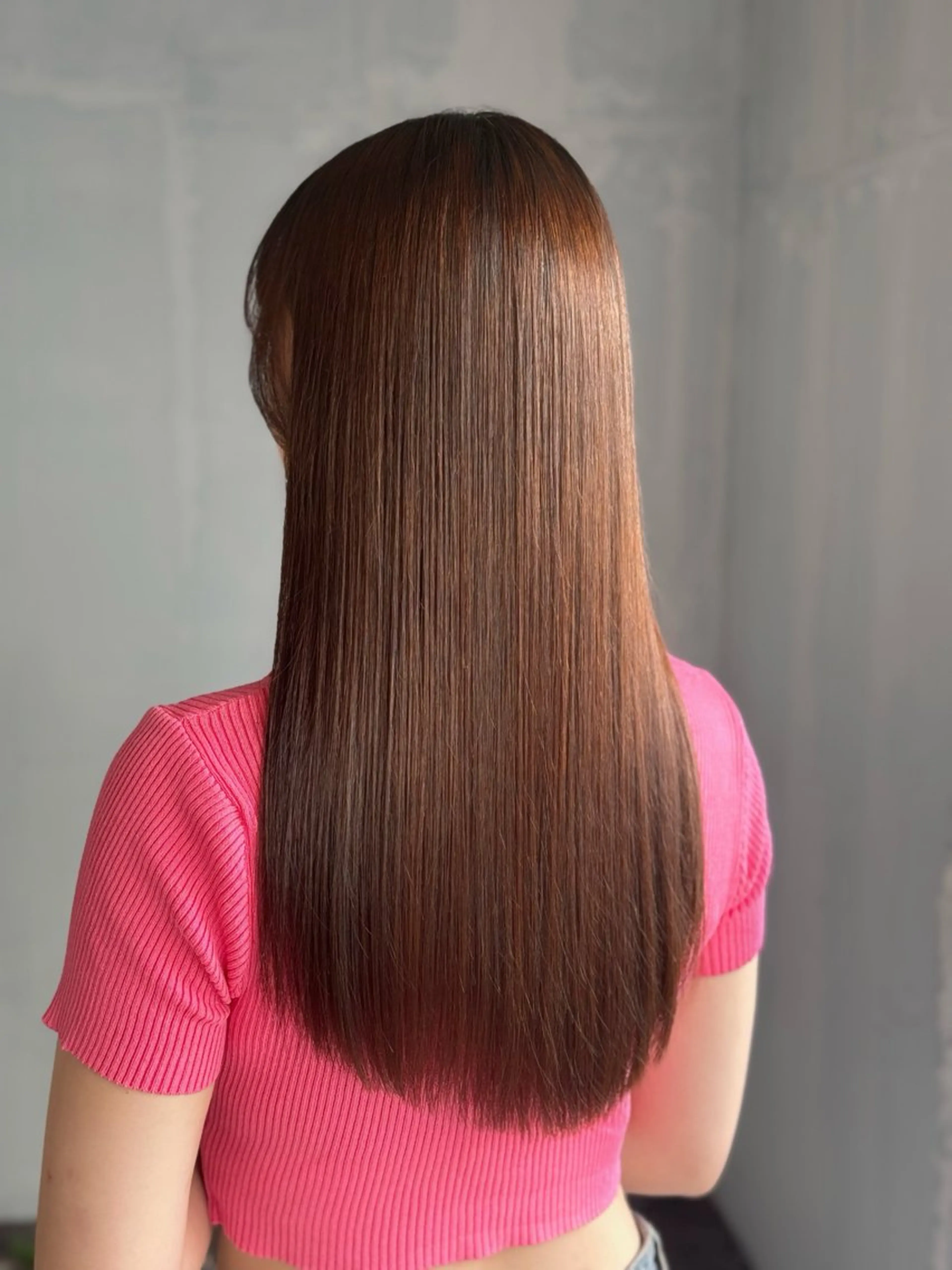 ロング カット 縮毛矯正 ウルフ/レイヤー /髪質改善 ナユタのヘアスタイル