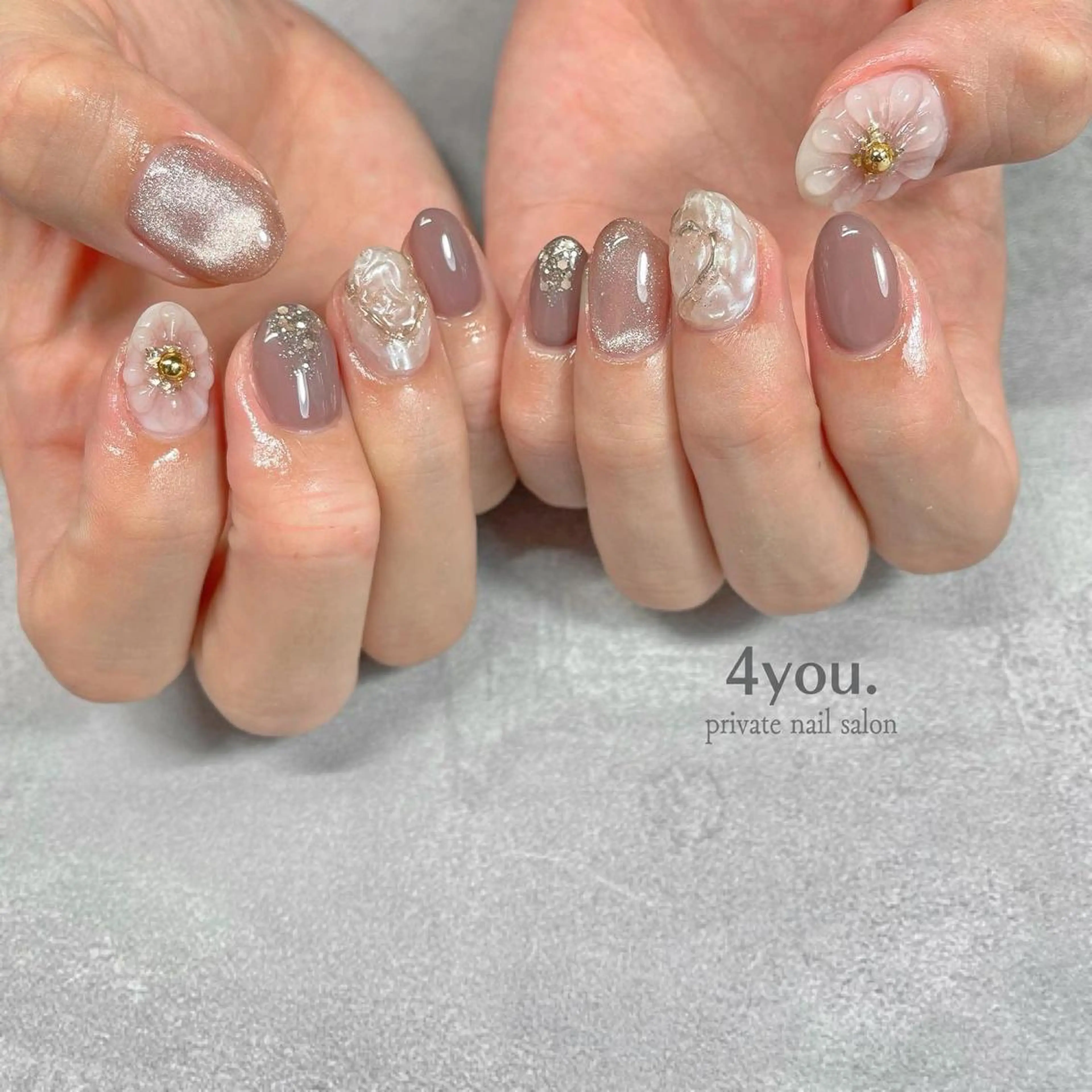 ネイル nail salon ４ｙｏｕ．のネイルデザイン