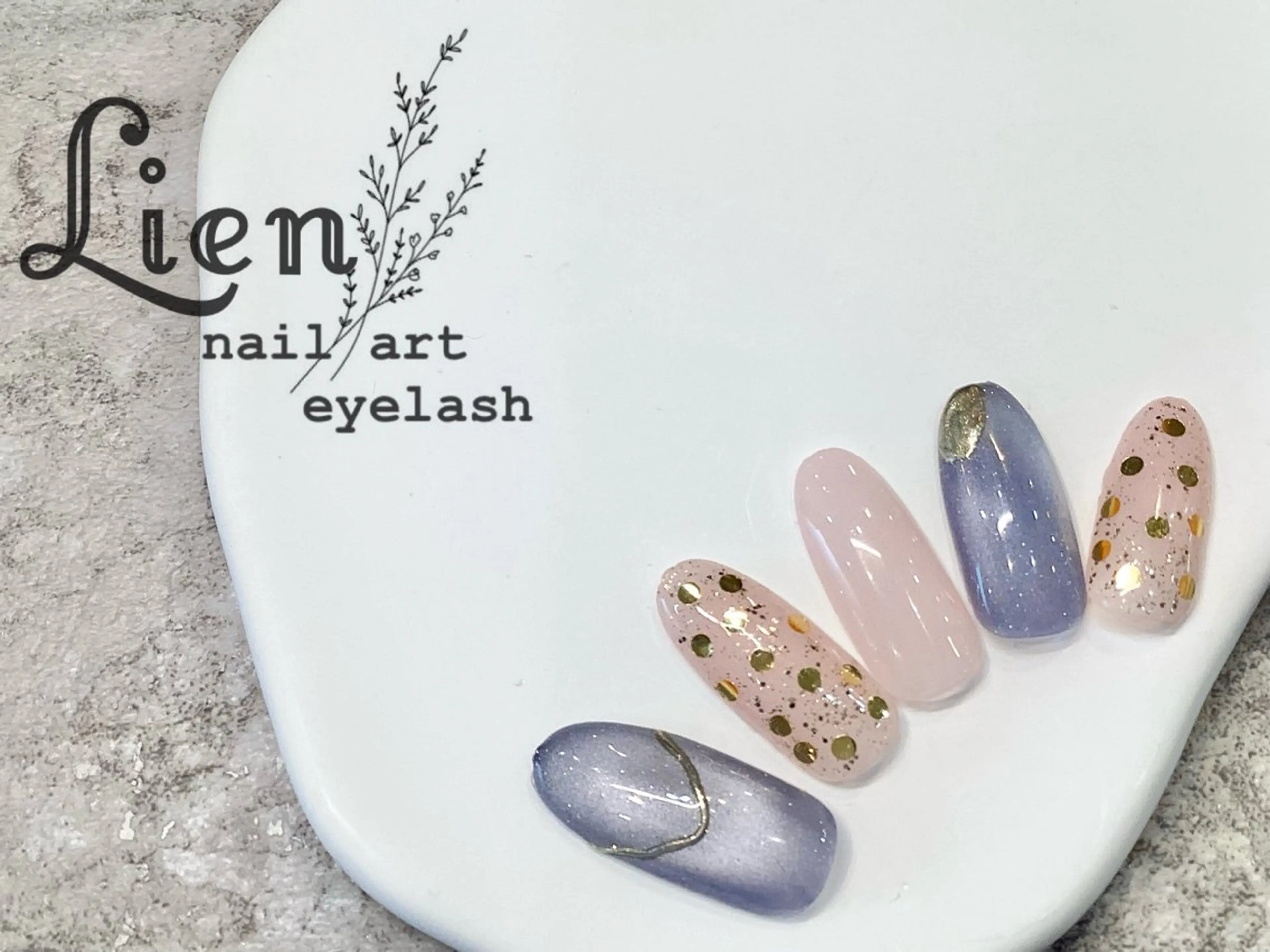 ネイル マグネットネイル ハンドネイル Lien 川崎店のネイルデザイン