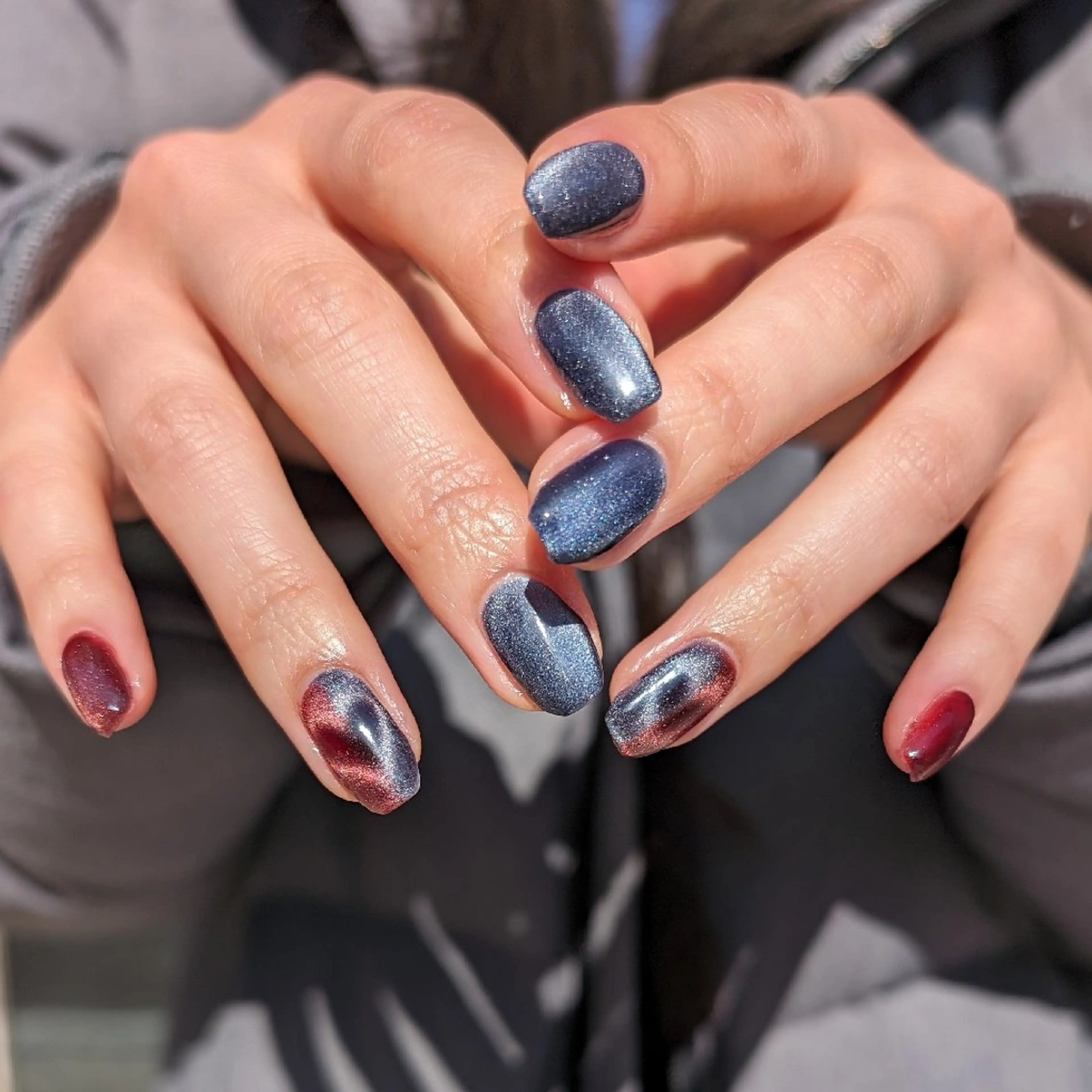 ネイル ハート マグネットネイル ナリタ・ マミのネイルデザイン