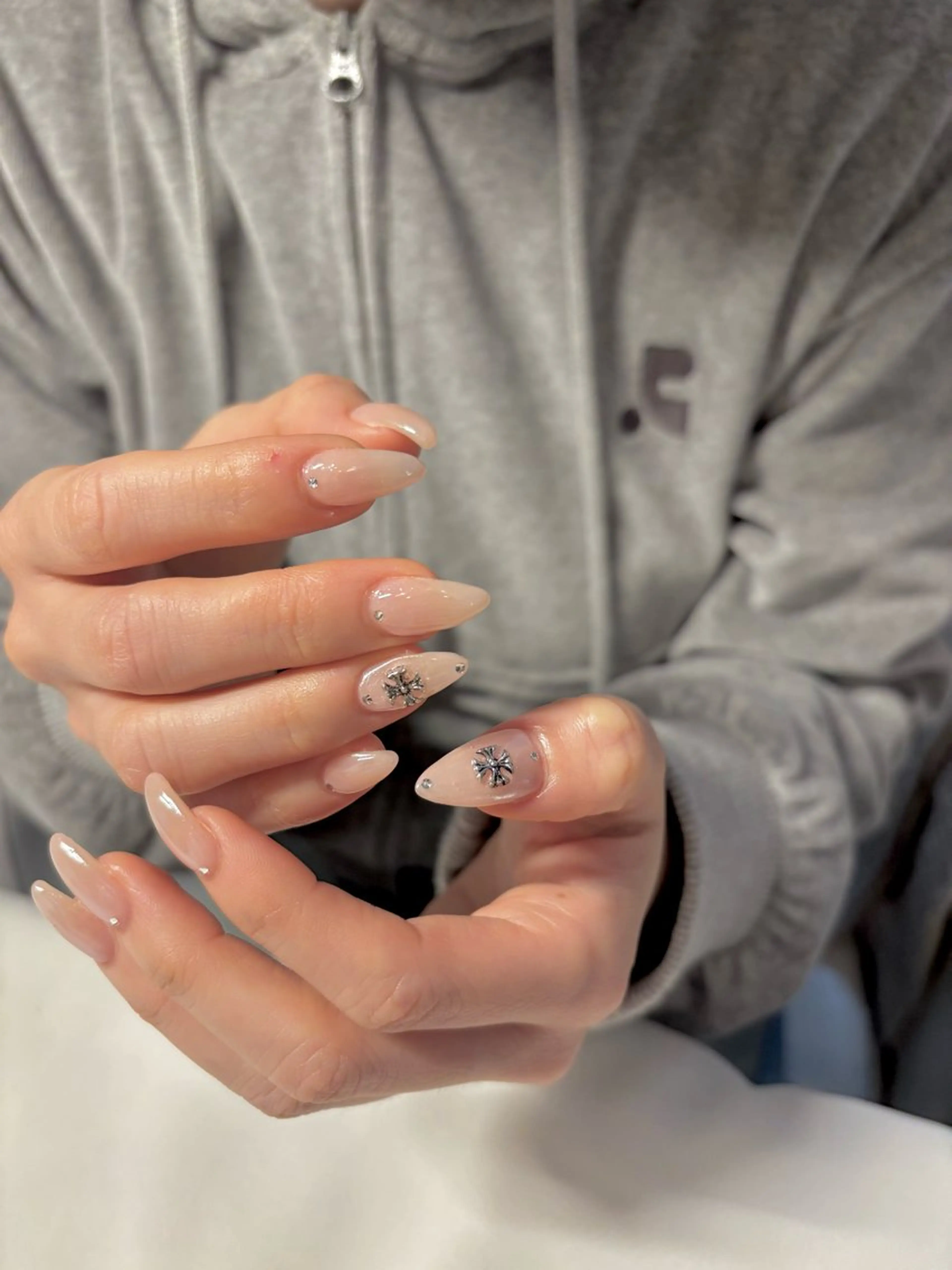 ネイル 韓国ネイル ワンホンネイル ハンドネイル nail salon Soiréeのネイルデザイン