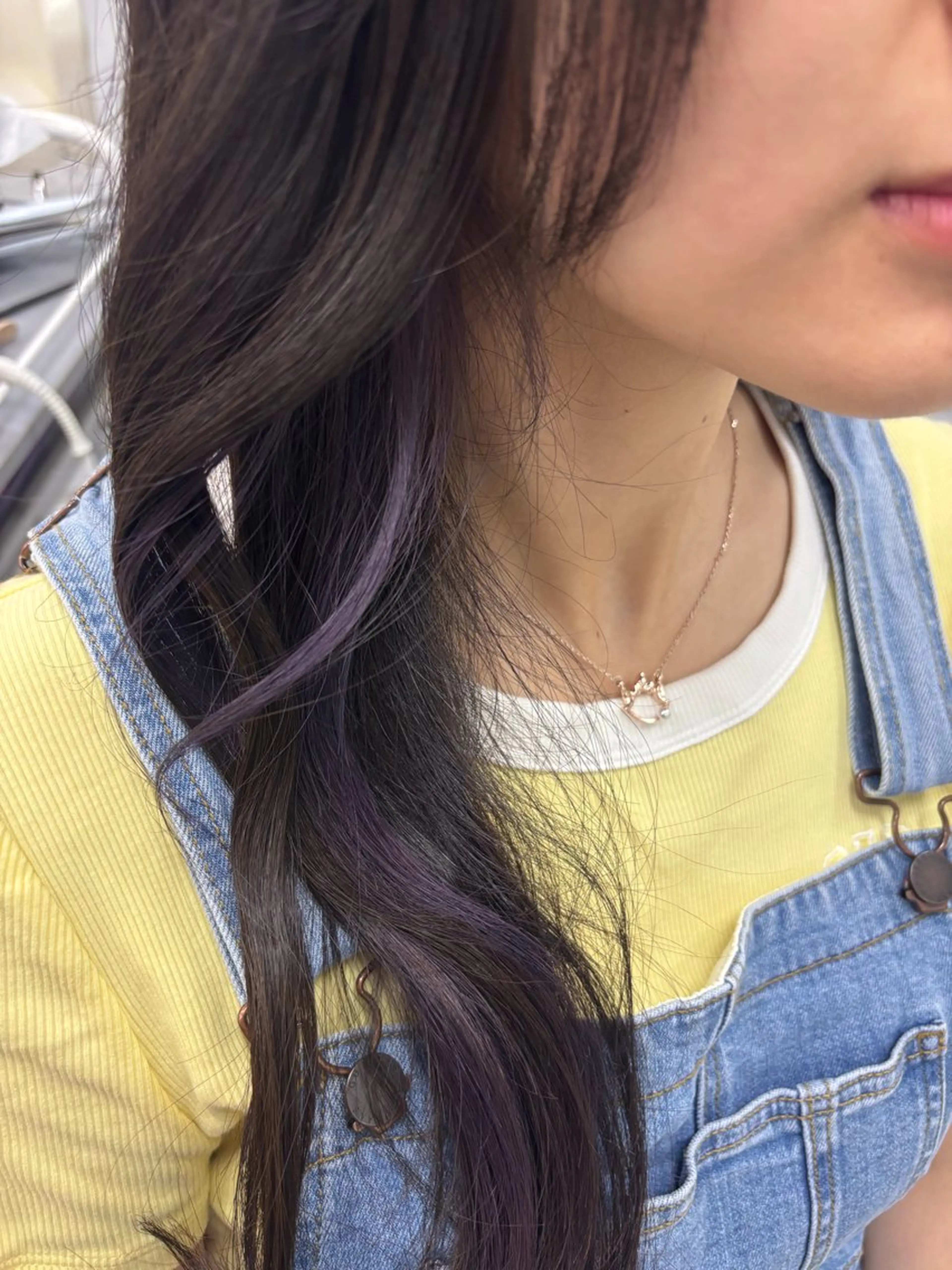 ロング カラー インナーカラー Esquisse est ミライのヘアスタイル