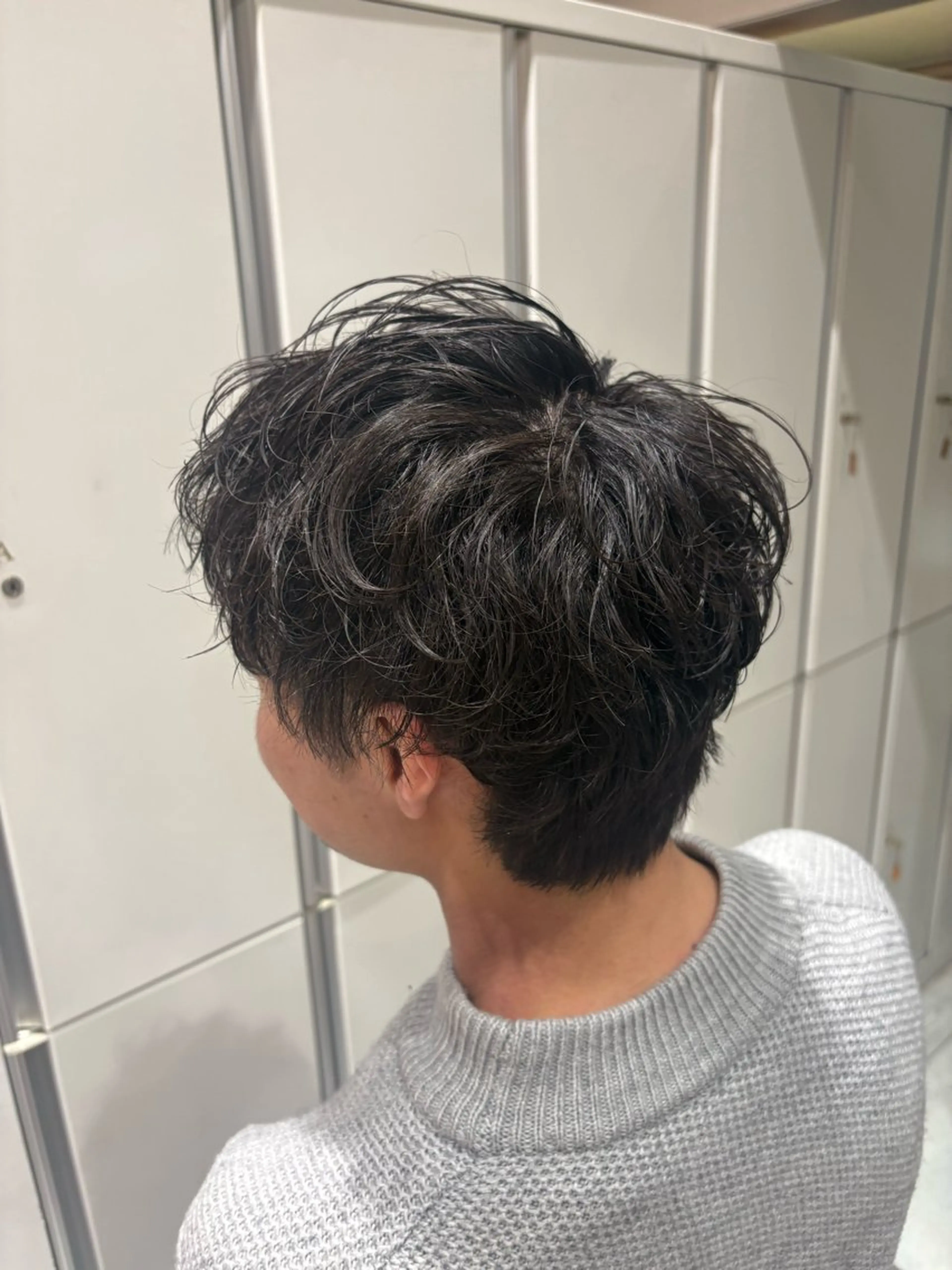 パーマ メンズ 小畑 結衣のヘアスタイル