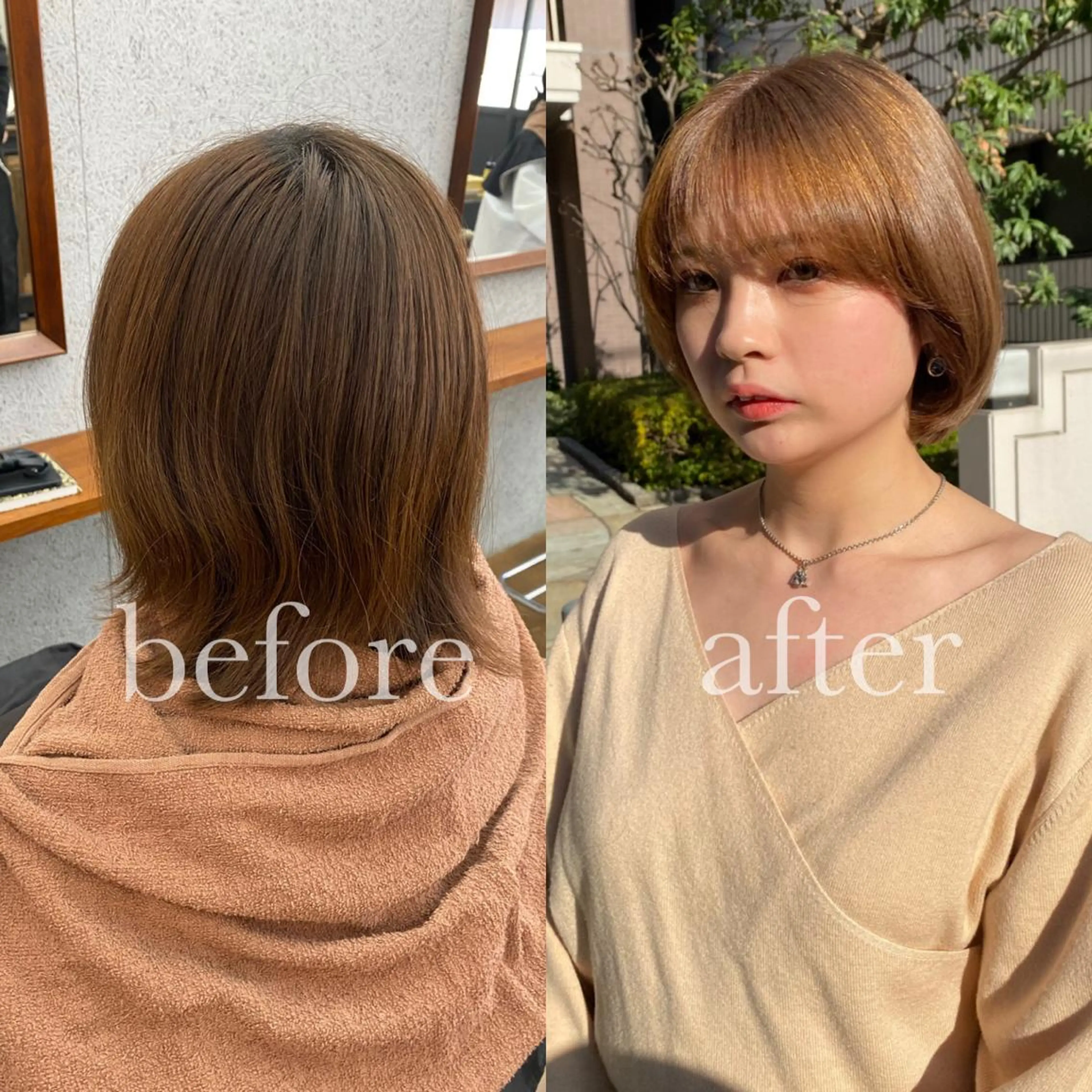 ショート カラー 似合わせカット ハイトーン/デザイン hirokiのヘアスタイル