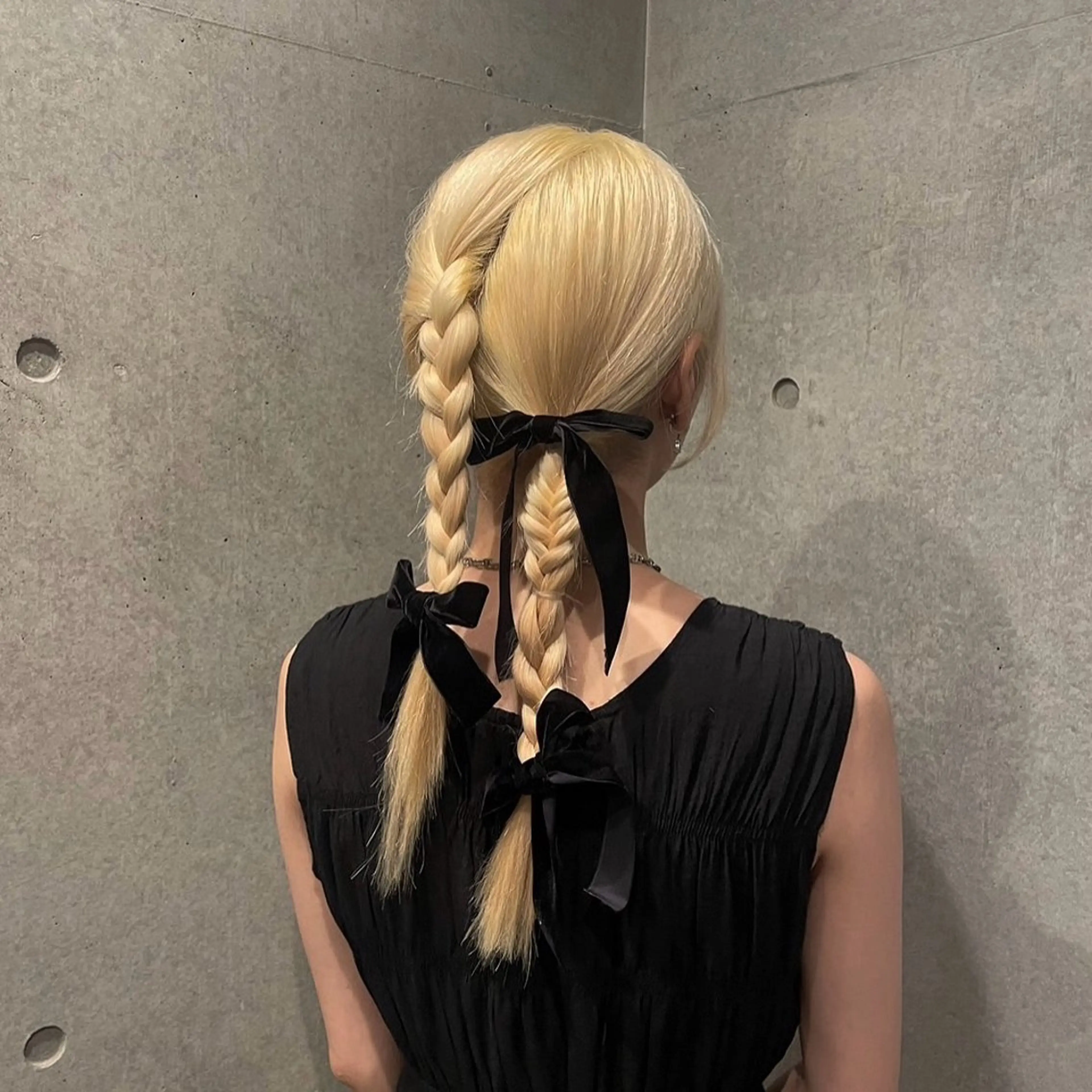 🤍🎀お顔まわりカット＋ワンカラー＋ヘアアレンジ🎀🤍の写真