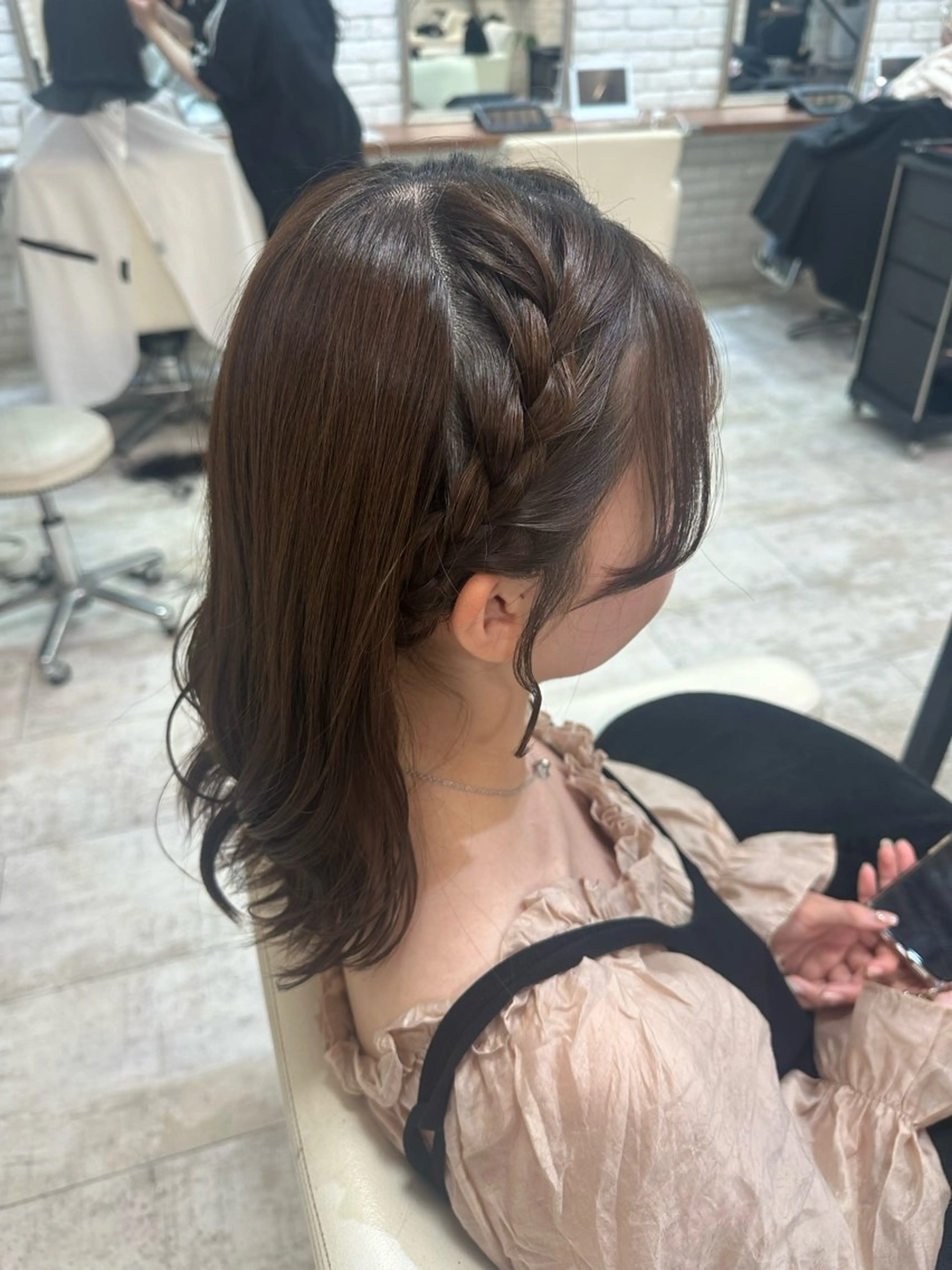 ヘアアレンジ カラーモデル０円／ 🎀Nanase‎のヘアスタイル