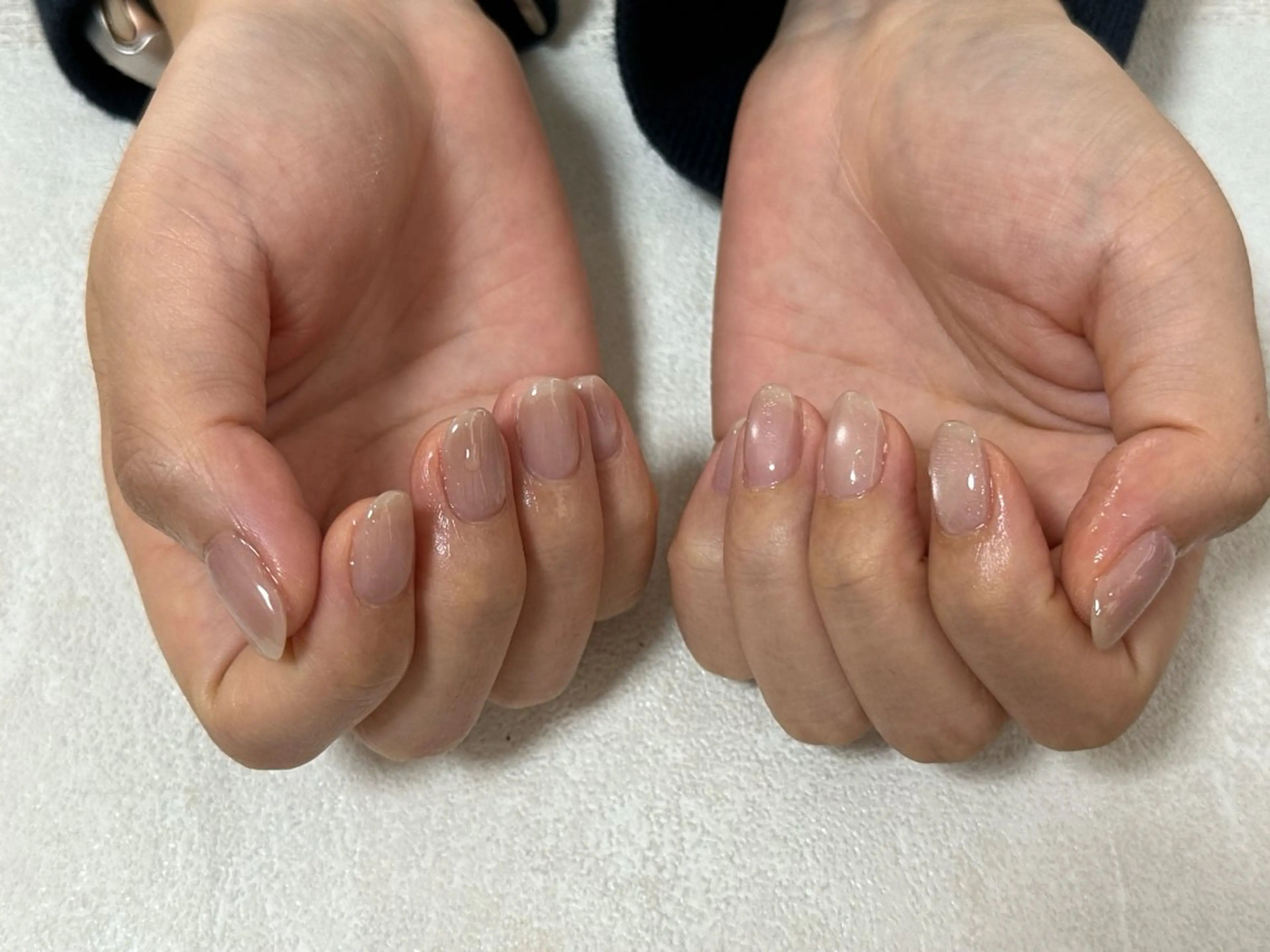ネイル オーロラネイル 桜ネイル フラワーネイル フットネイル フレンチネイル ハンドネイル mogunail &blowのネイルデザイン