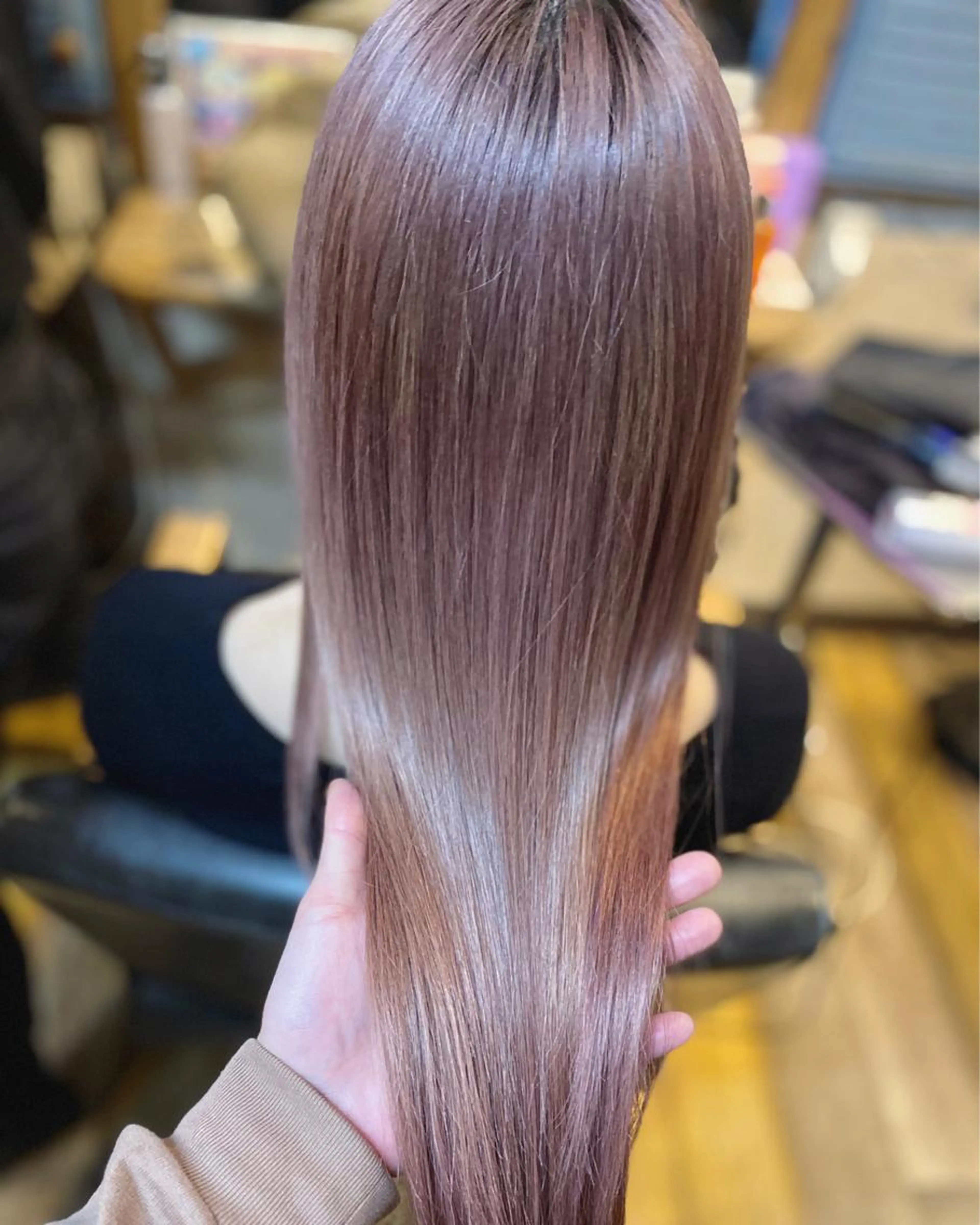 🌈カット✂️+オージュアトリートメント+超音波アイロン🌈の写真