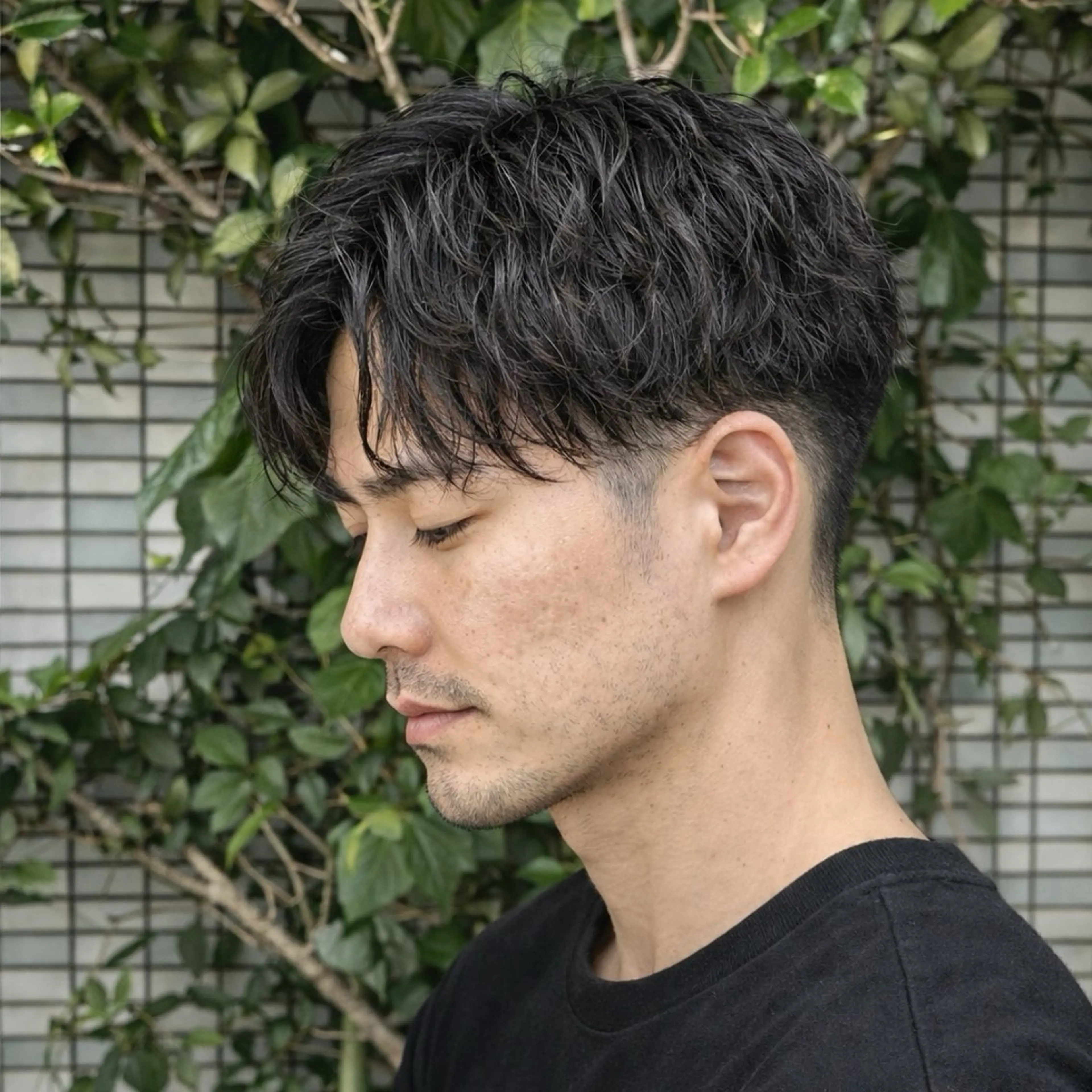 ショート パーマ 山本 陸央のヘアスタイル