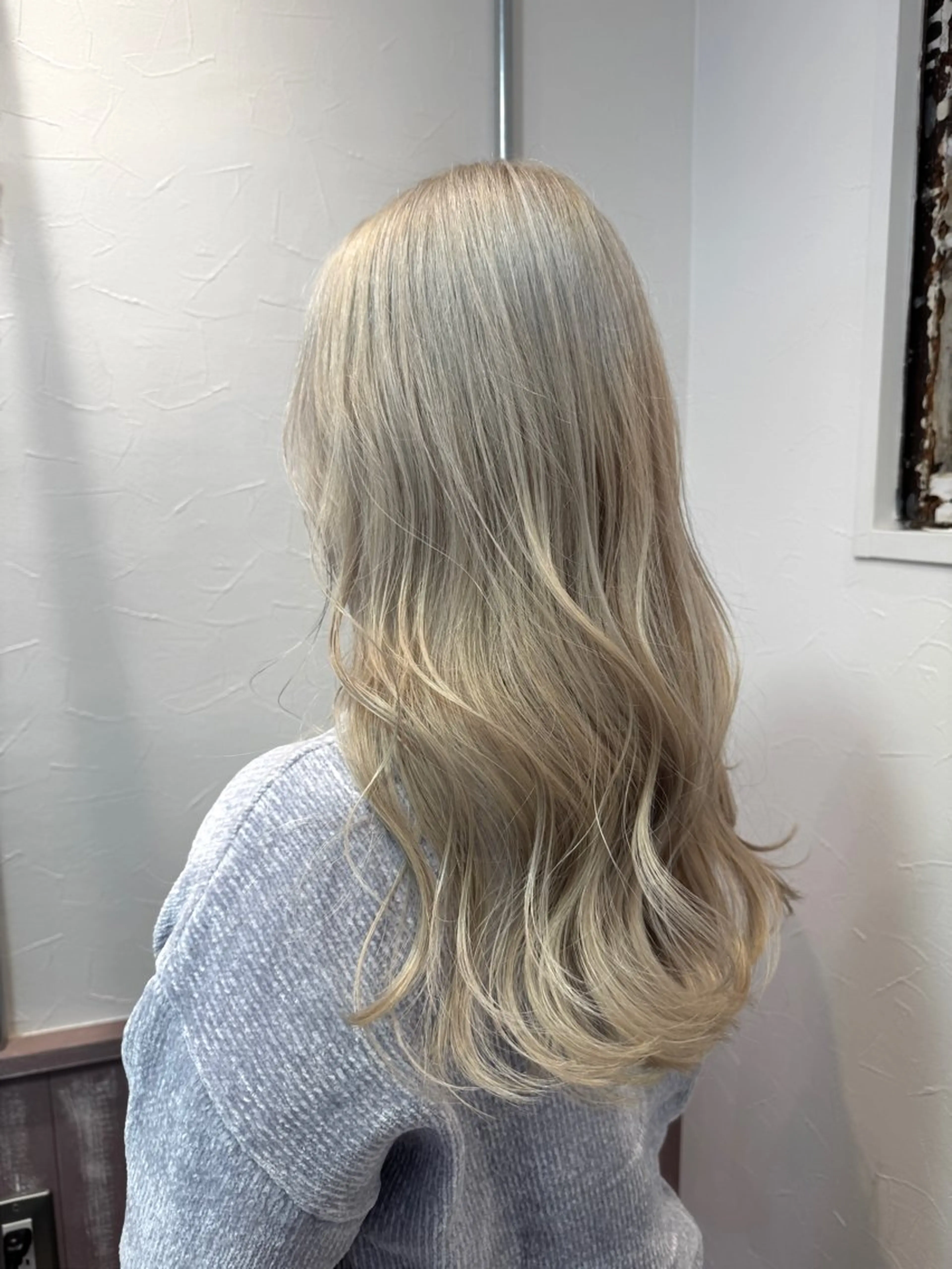 ロング カラー ブリーチ カット ヘアカラー 矢場町/ダブルカラー /レイヤー/アリサのヘアスタイル