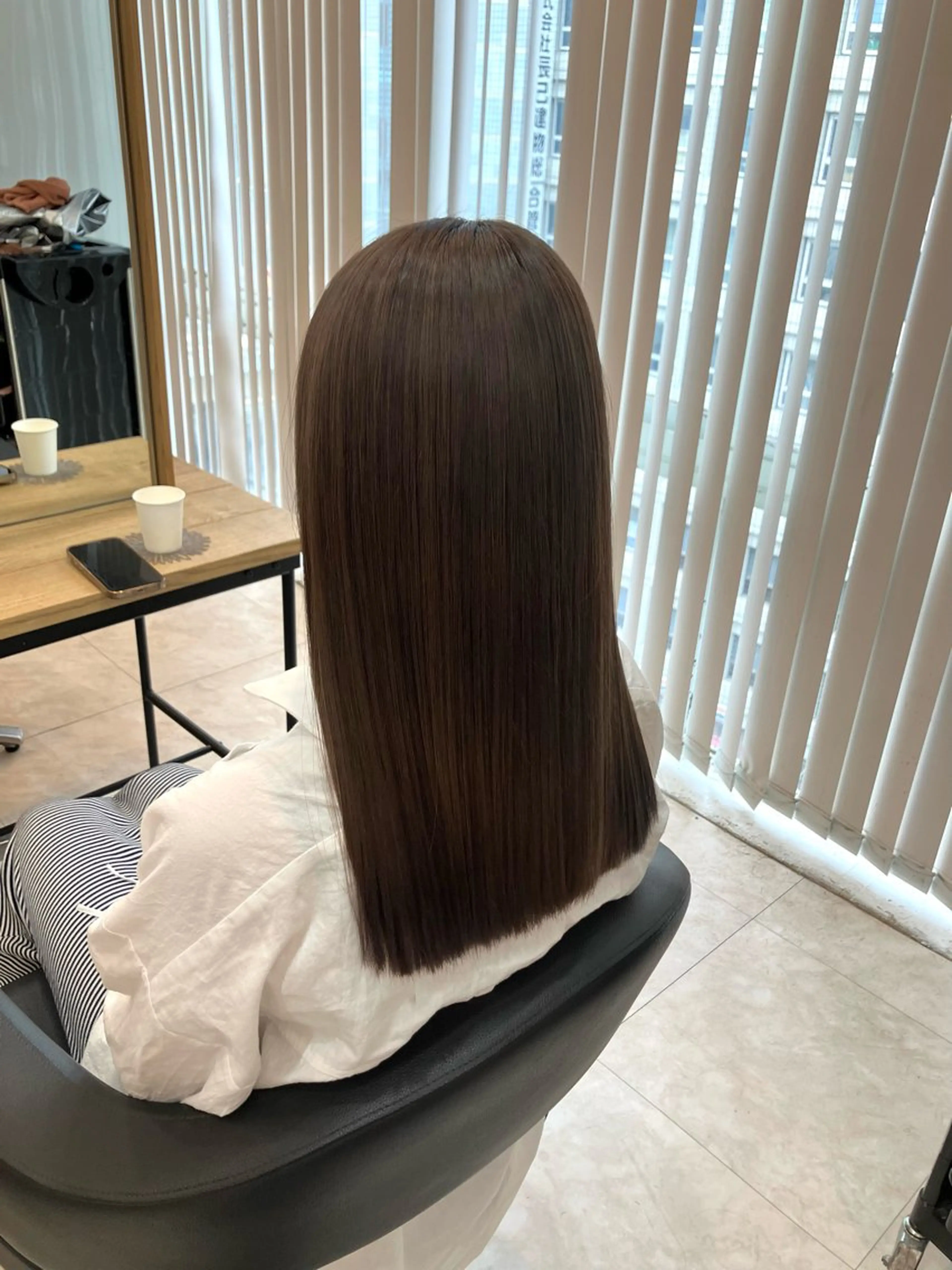 ロング 青野 銀河のヘアスタイル