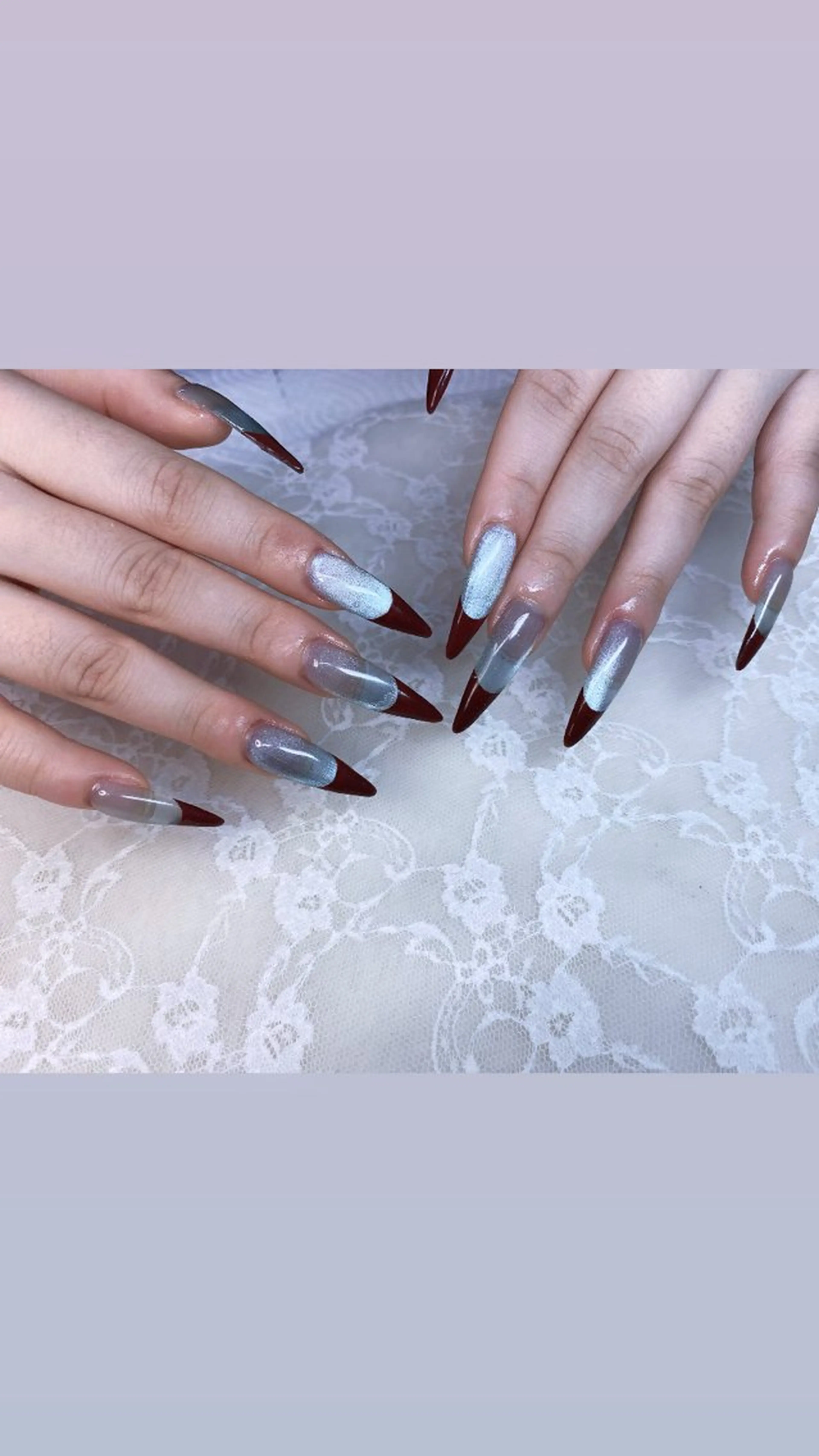 ネイル フレンチネイル ロングネイル スーパーロングネイル ハンドネイル ハンドケア Epokku ネイルサロンのネイルデザイン