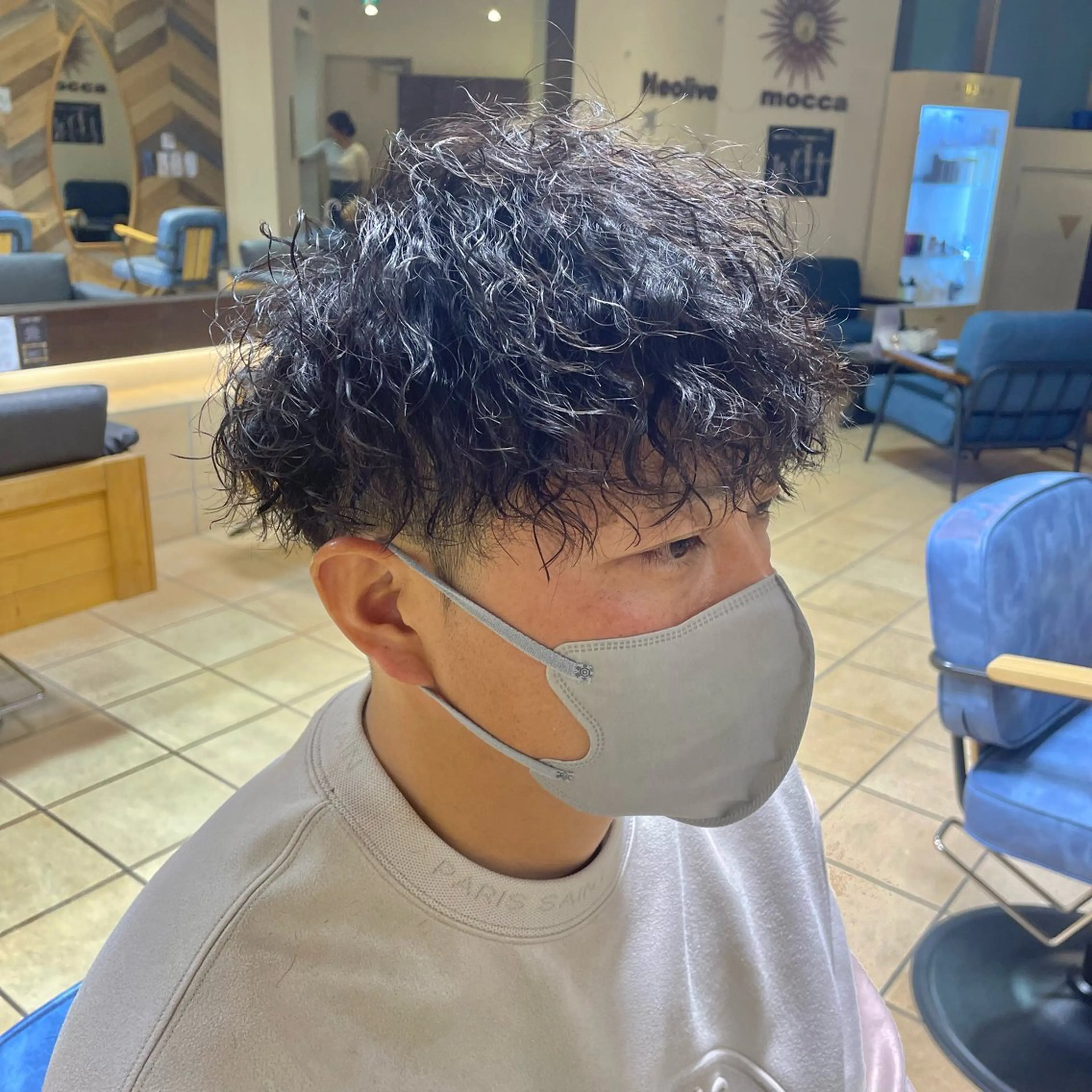 ショート パーマ メンズ カット パーマ すげさやか ✨メンズカットパーマのヘアスタイル