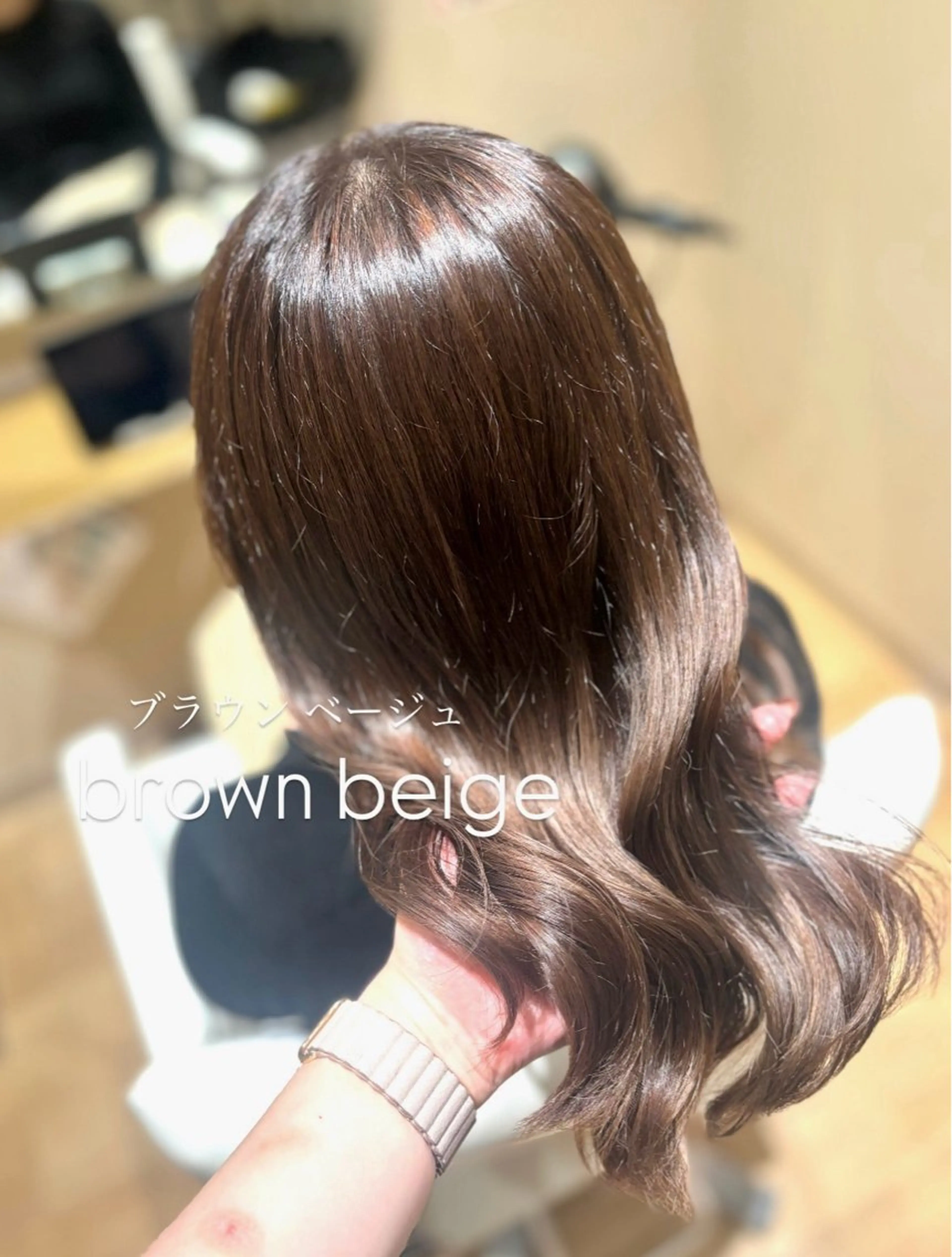 セミロング カット ヘアカラー トリートメント 中島愛佳🐥⸒⸒ 縮毛矯正/艶髪カラーのヘアスタイル