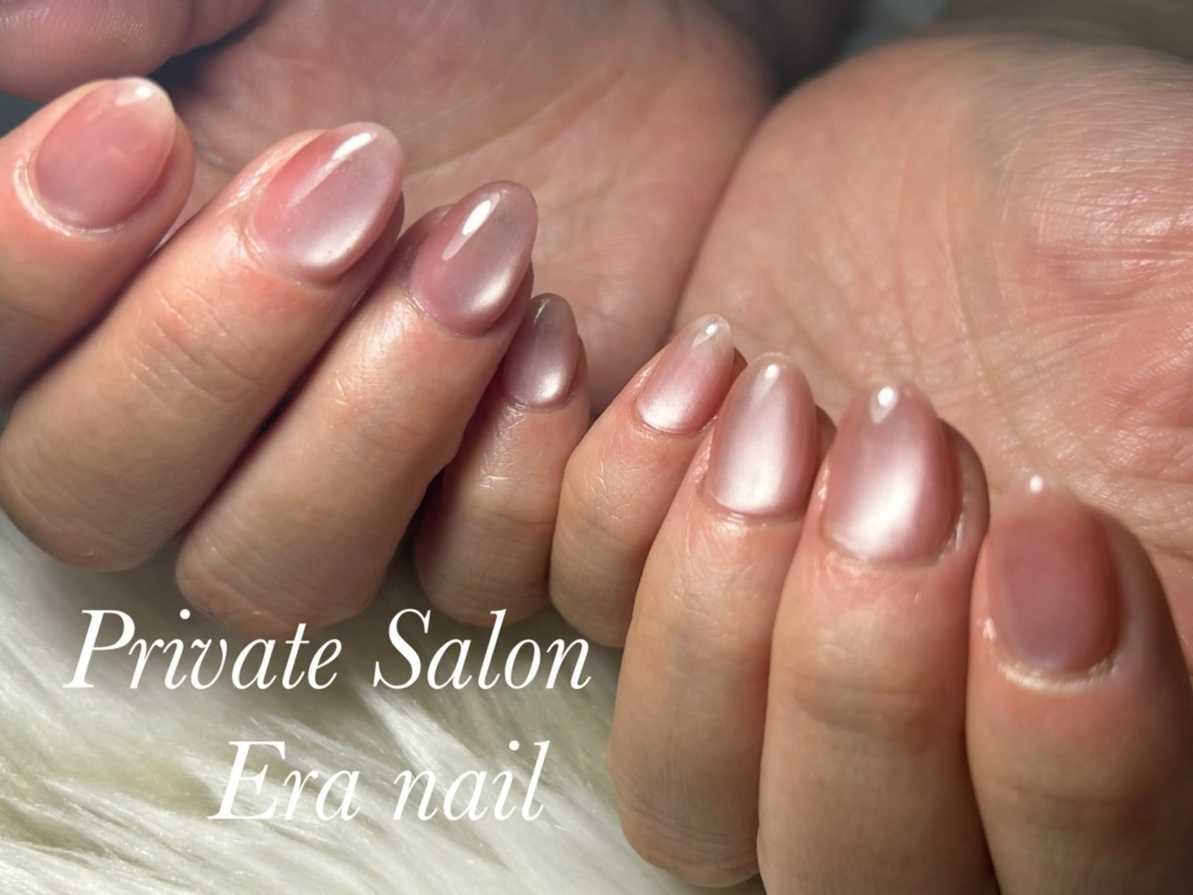ネイル マグネットネイル マグネットワンカラー ワンカラーネイル ハンドネイル Era nailのネイルデザイン