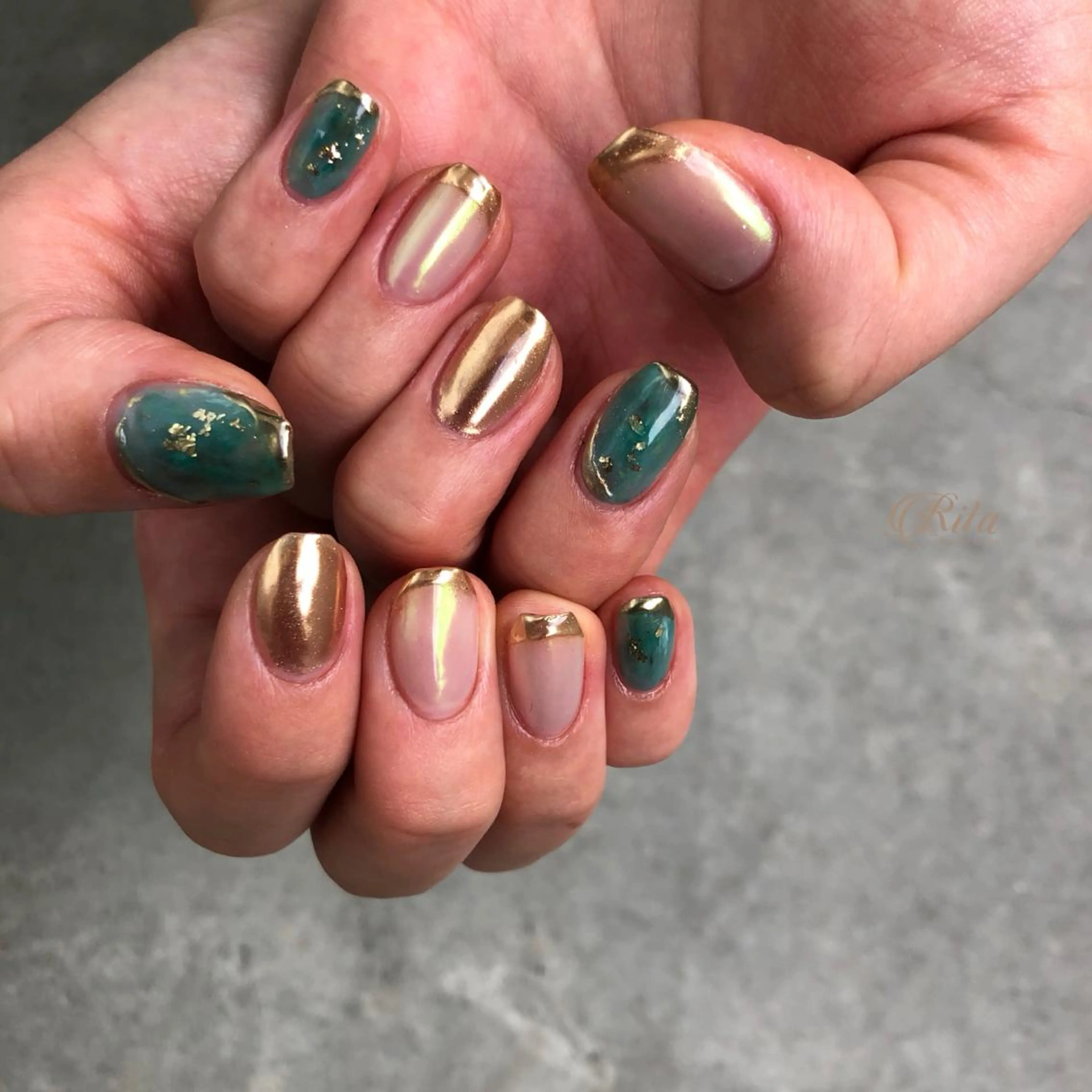 ネイル Rio 𓍼のネイルデザイン