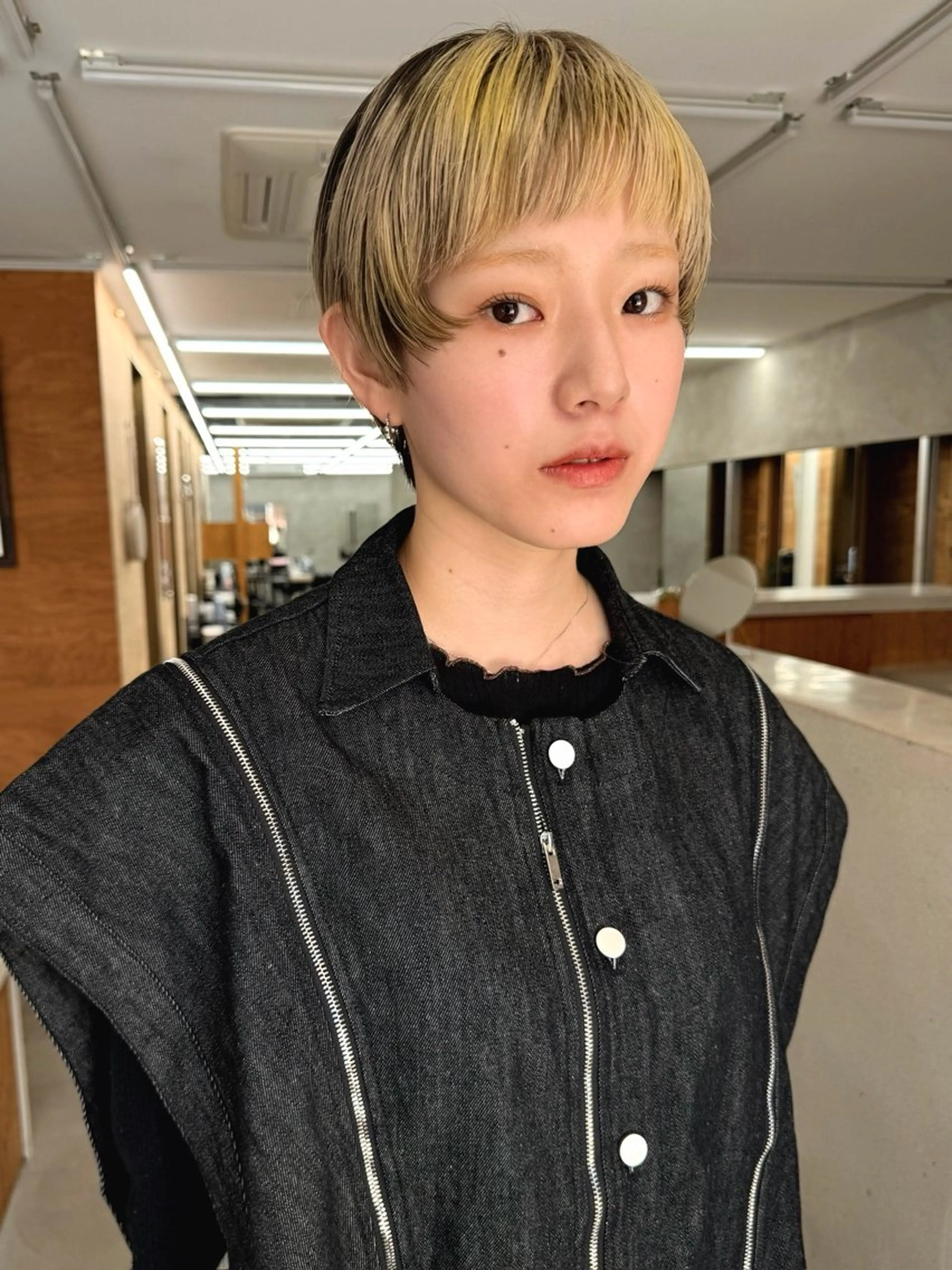 ショート カラー カット ヘアカラー トリートメント Kaito🐶/ボブ /レイヤー/デザインのヘアスタイル