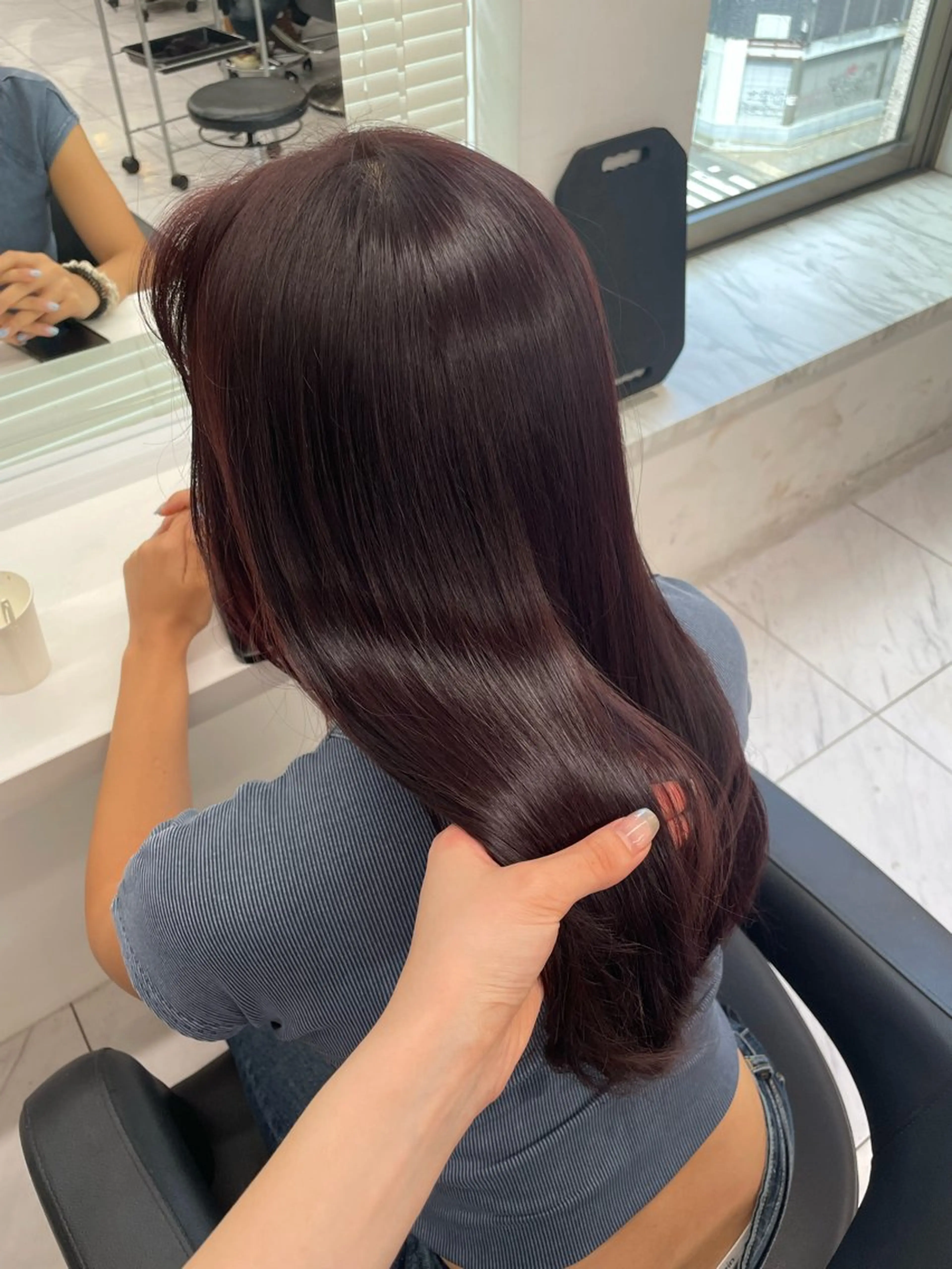 ロング カラー 🎀暖色/ラベンダー /paru🤍のヘアスタイル