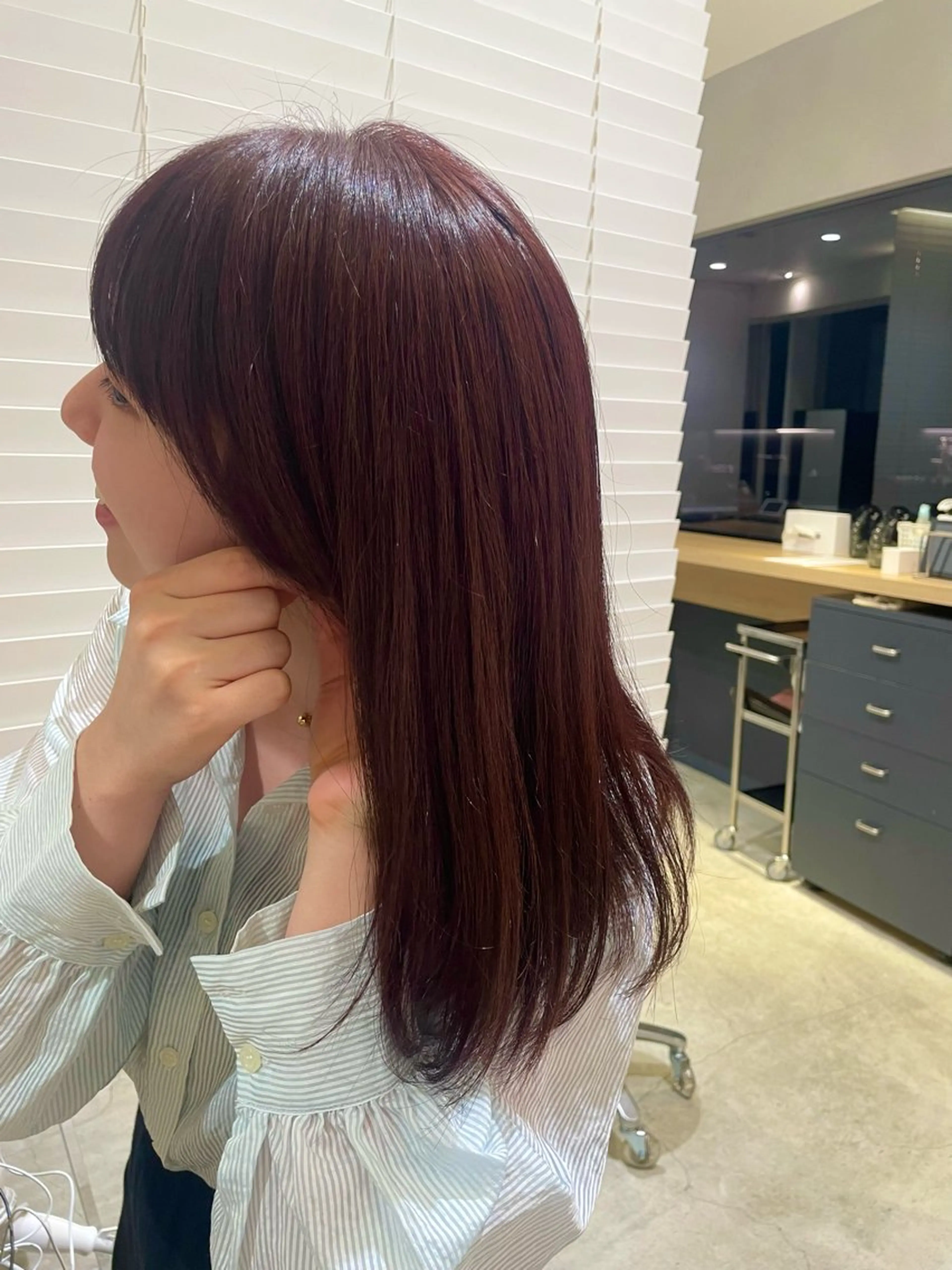カラー ブラウンカラー ピンクカラー Agu 西台店 衣莉💫のヘアスタイル