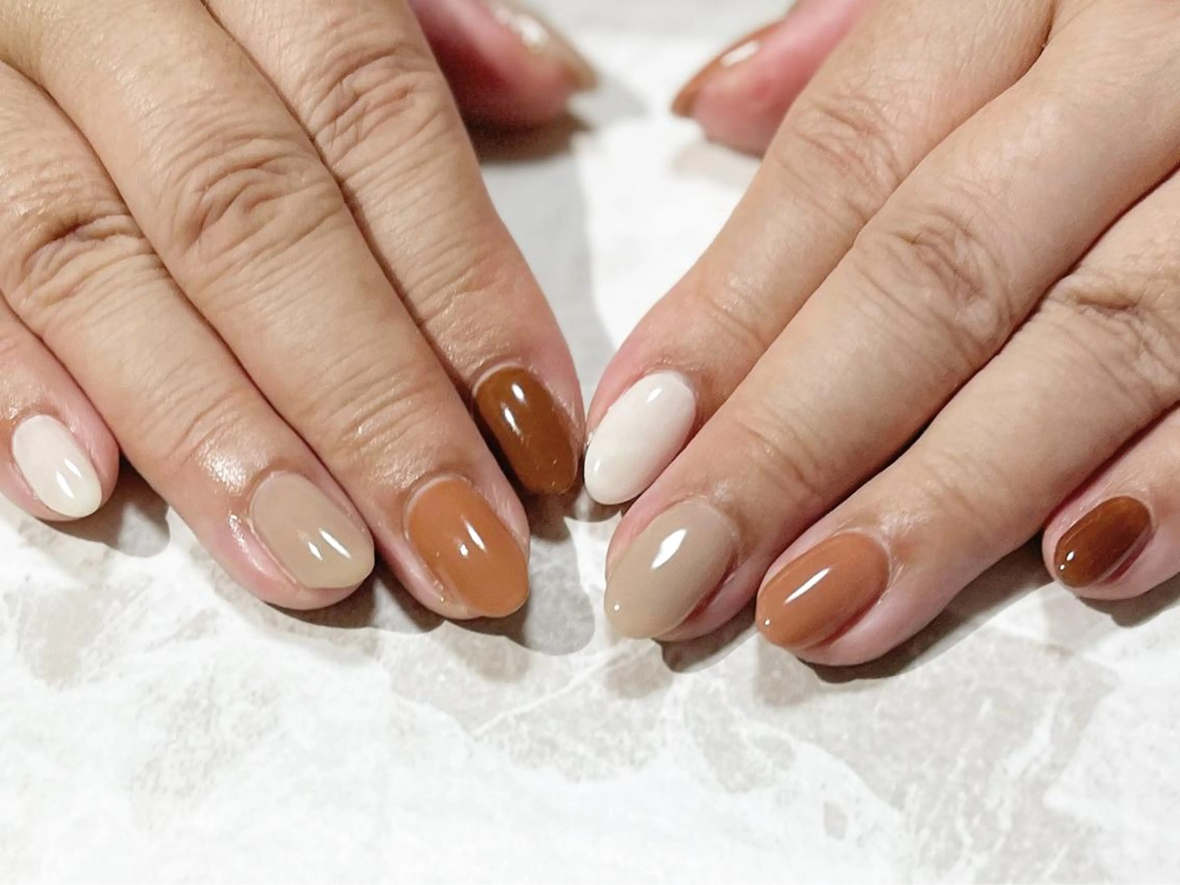 ネイル フットネイル ニュアンスネイル シンプルネイル 春ネイル 夏ネイル nail fufla ♡yamane♡のネイルデザイン