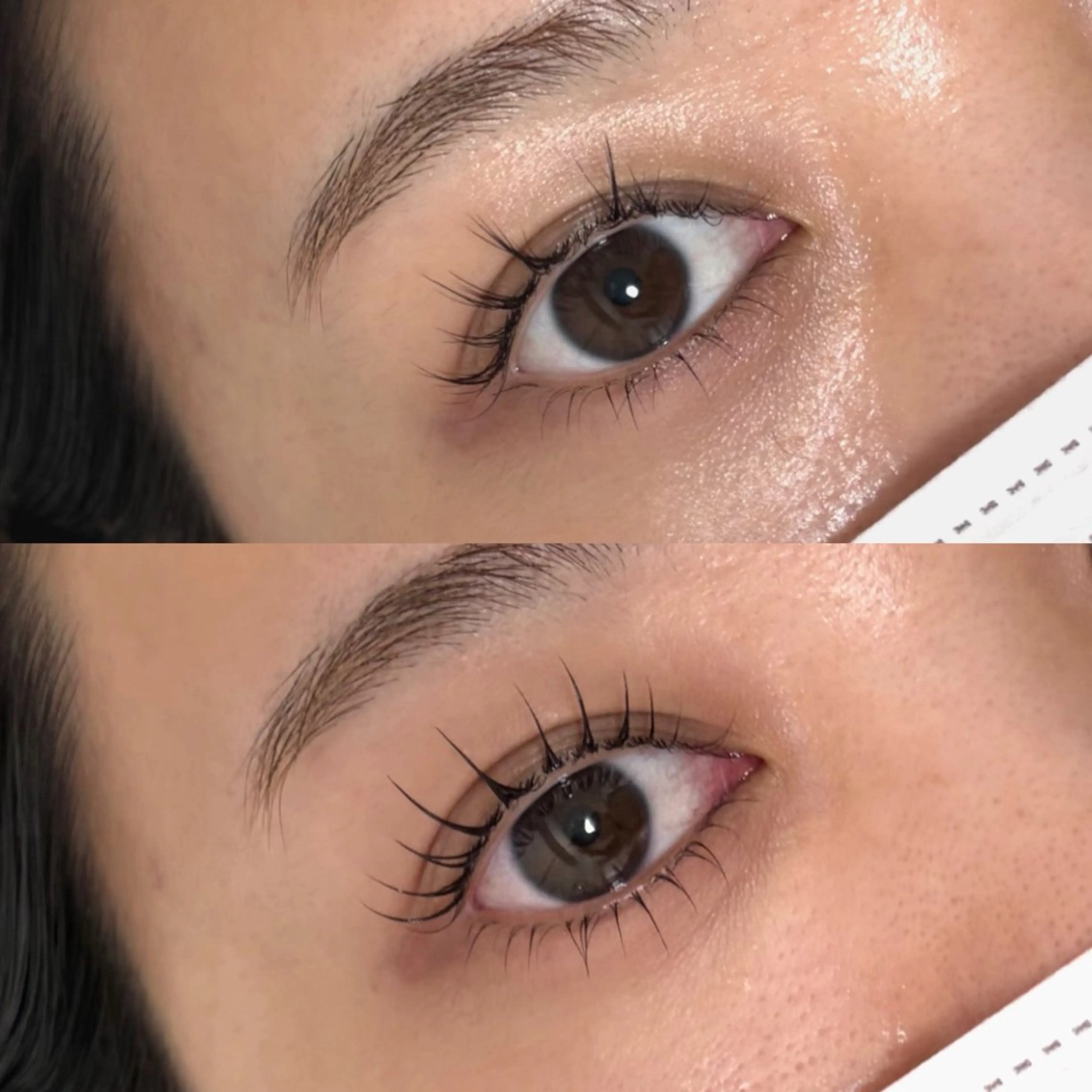 韓国式🇰🇷まつ毛パーマ上下🌷の写真