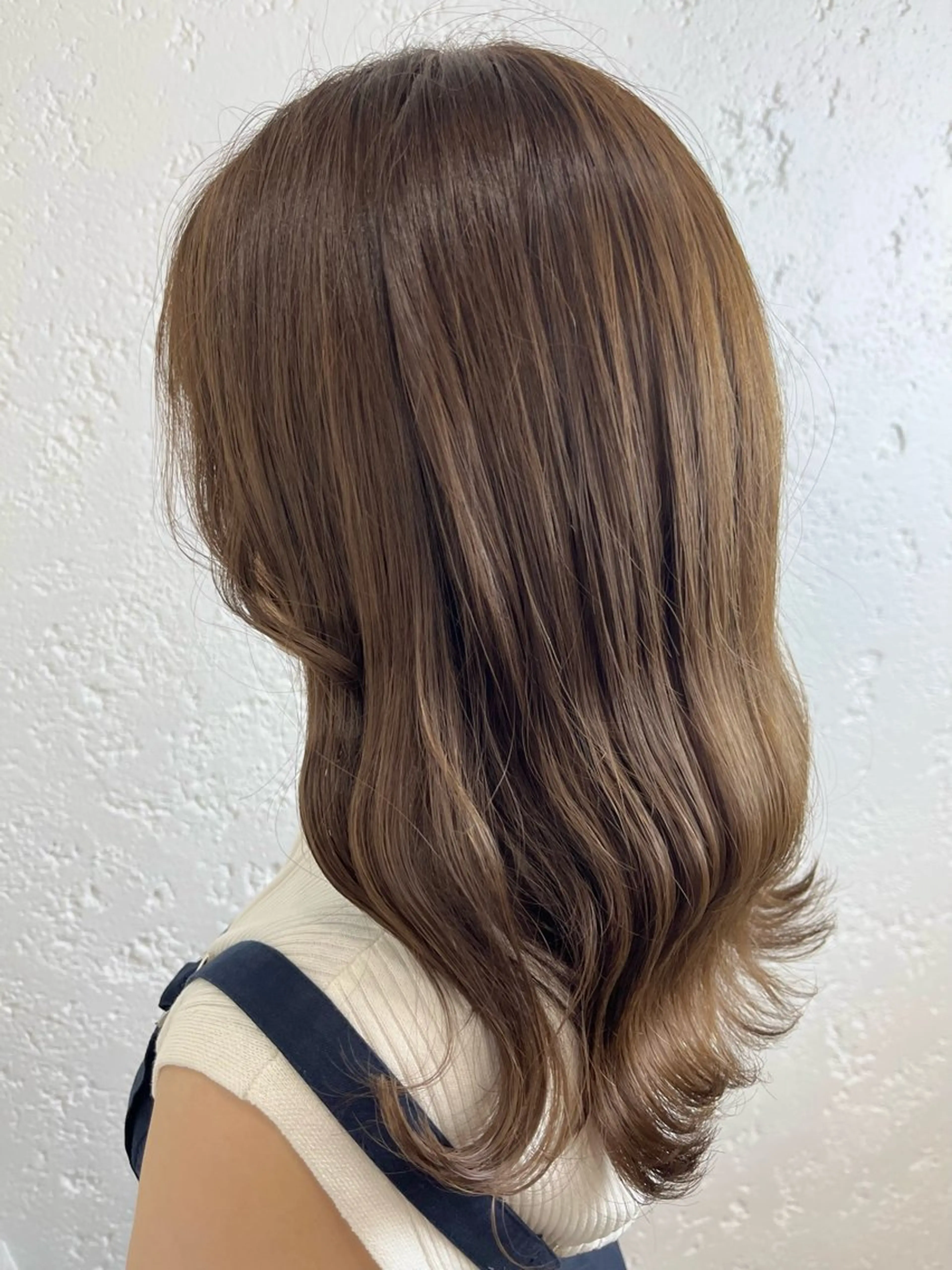 セミロング カット ヘアカラー トリートメント 💜垢抜けメンズパー マ💜Sakuraのヘアスタイル