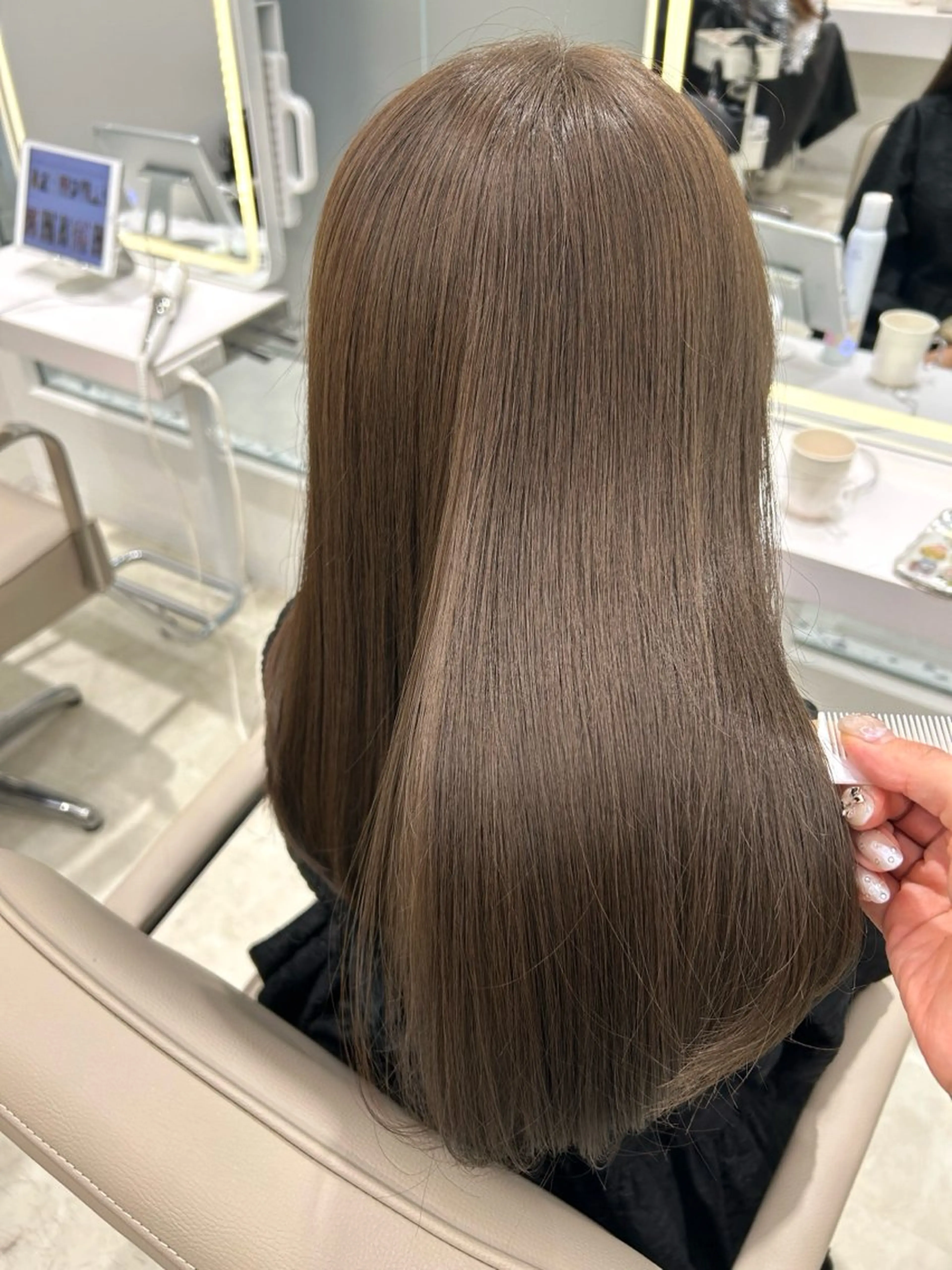 ロング カラー カット ヘアカラー トリートメント ダブルカラー髪質改善 /Annaのヘアスタイル