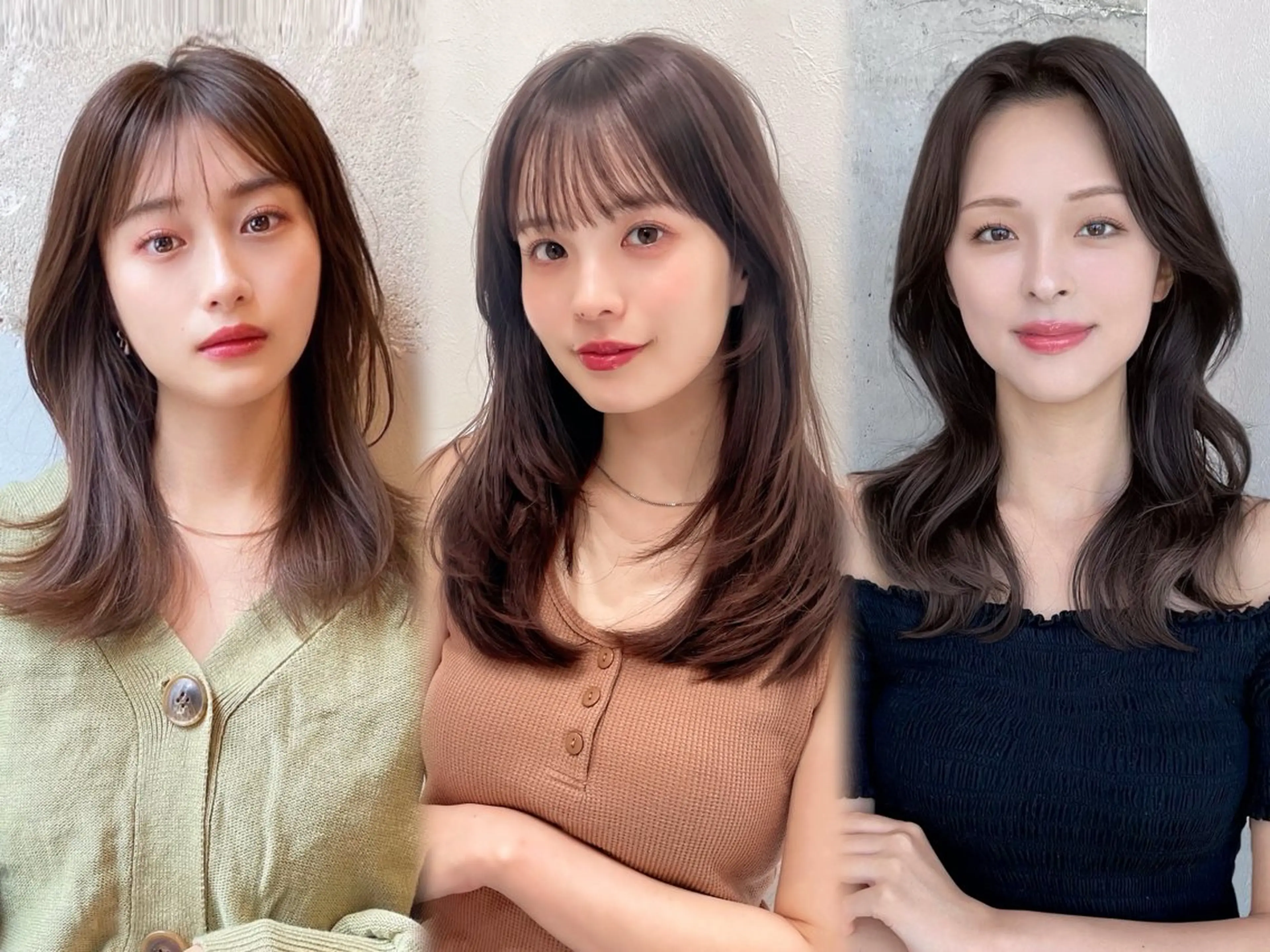 似合わせカット&ケアカラー&CMCトリートメントの写真