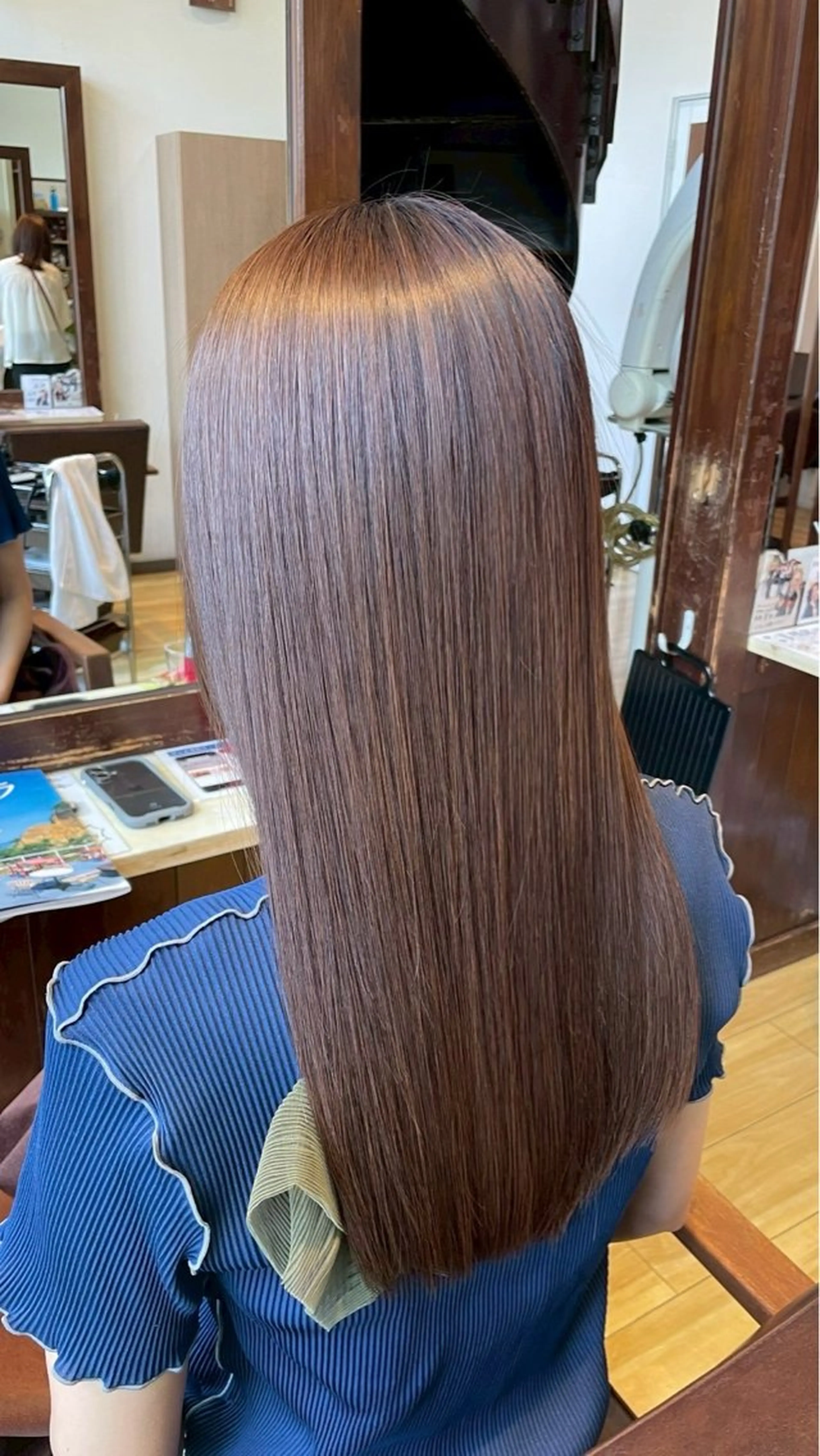 ロング カット 縮毛矯正 duaPAPASS 森本歩のヘアスタイル