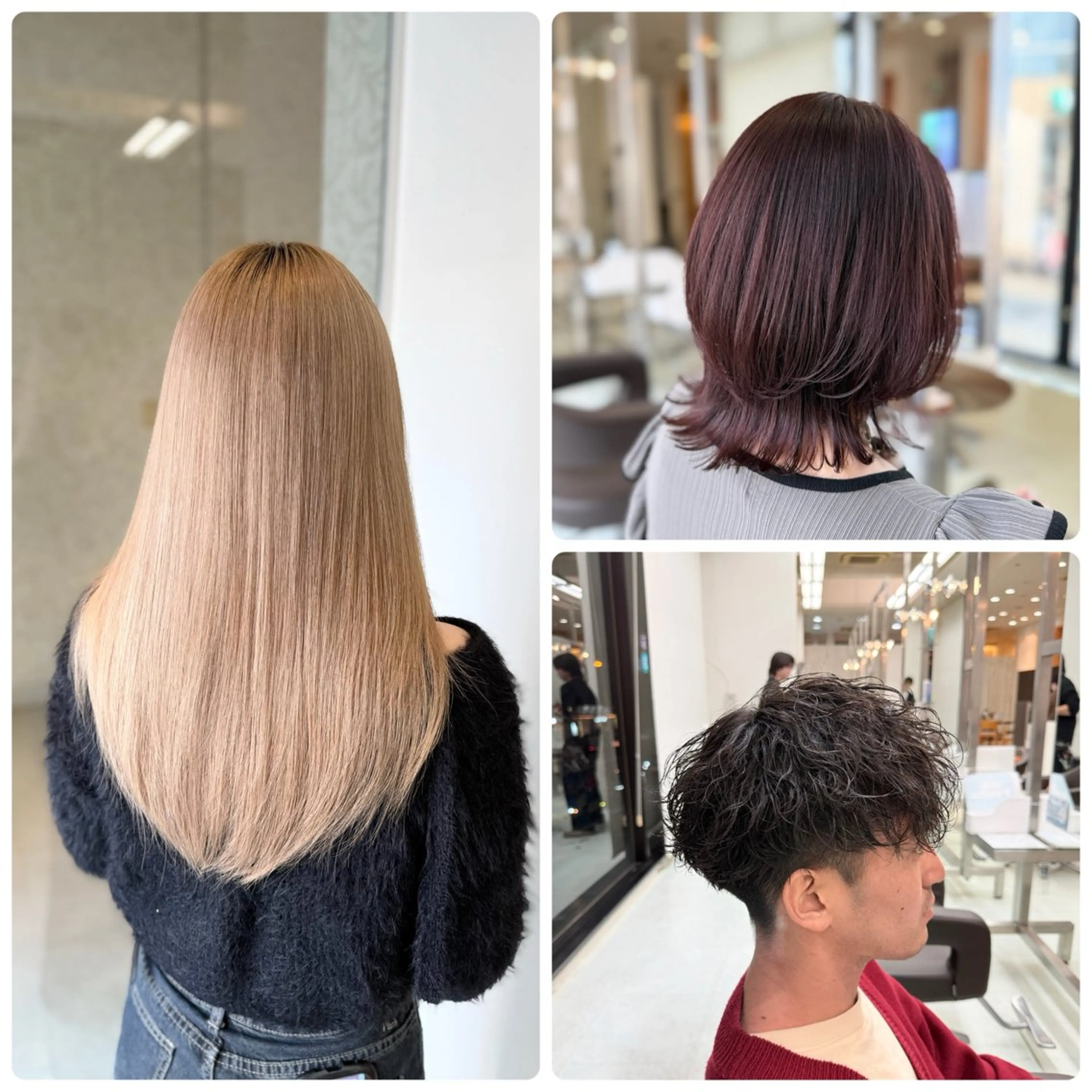 ロング メンズ カット 新井優馬｜縮毛矯正/ 地毛風ストレートのヘアスタイル