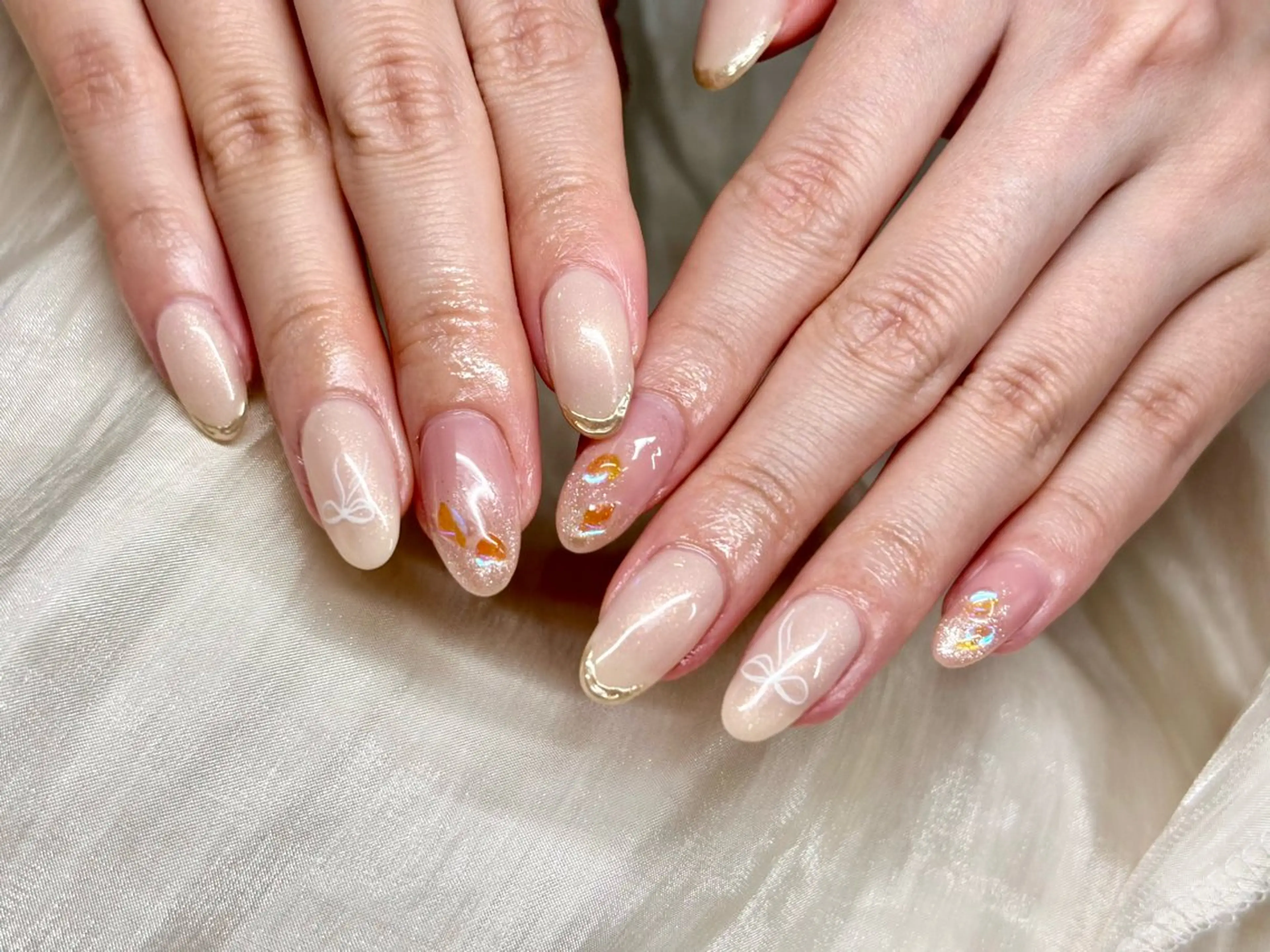 ネイル 持ち込み ハンドネイル ハンドケア ETE LUNA NAILのネイルデザイン